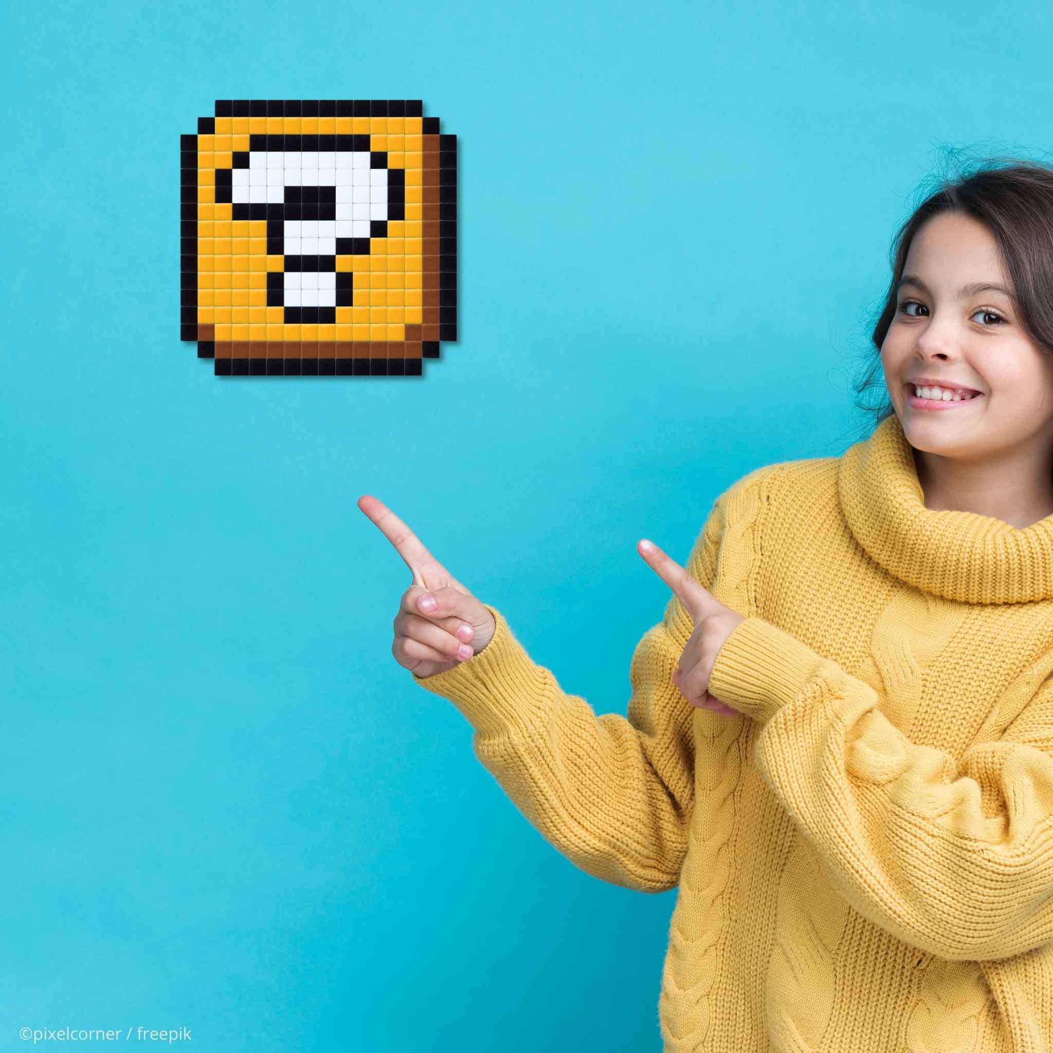 Pixel Art Kit "Q-Block" par Pixel Corner - Kits de loisirs créatifs