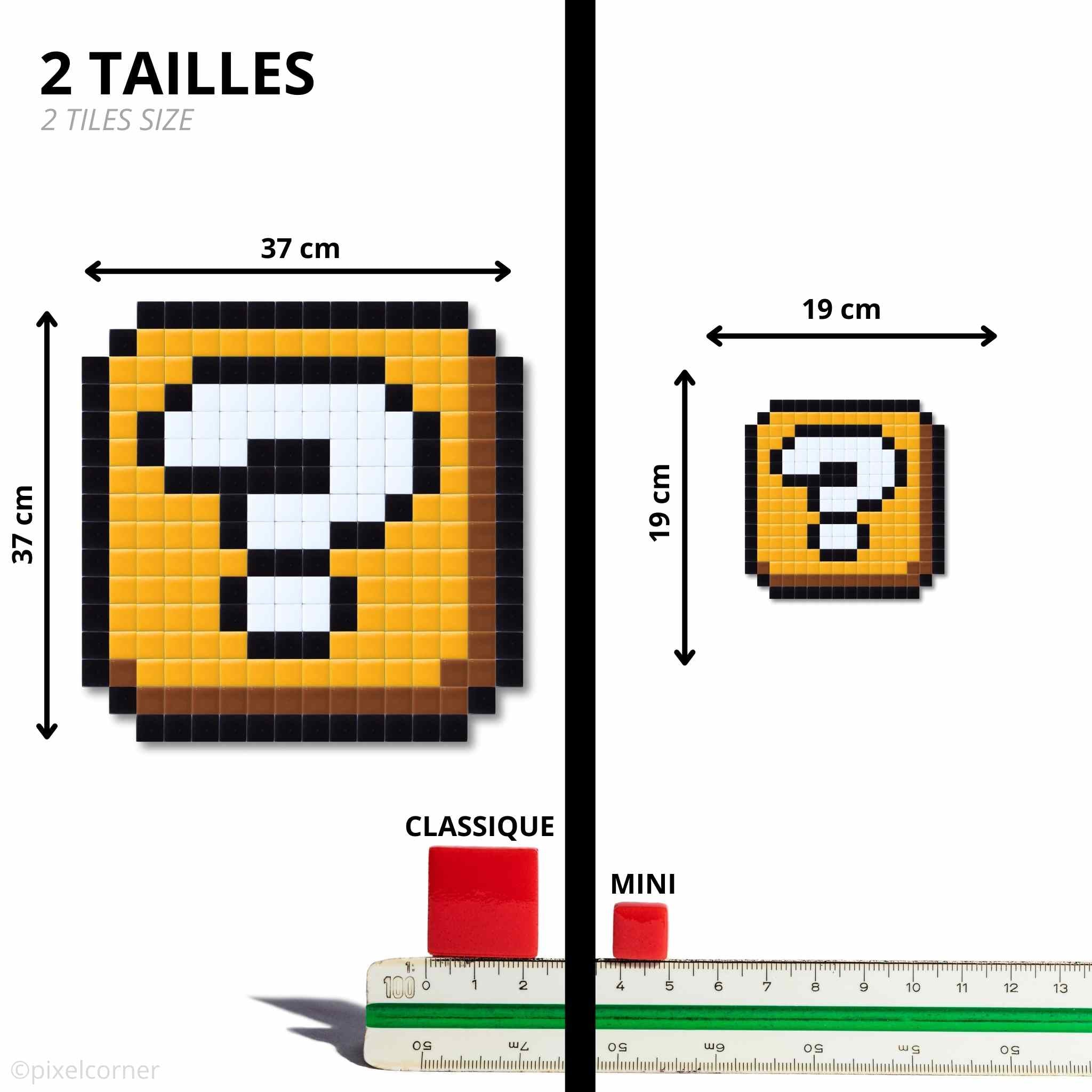 Pixel Art Kit "Q-Block" par Pixel Corner - Kits de loisirs créatifs