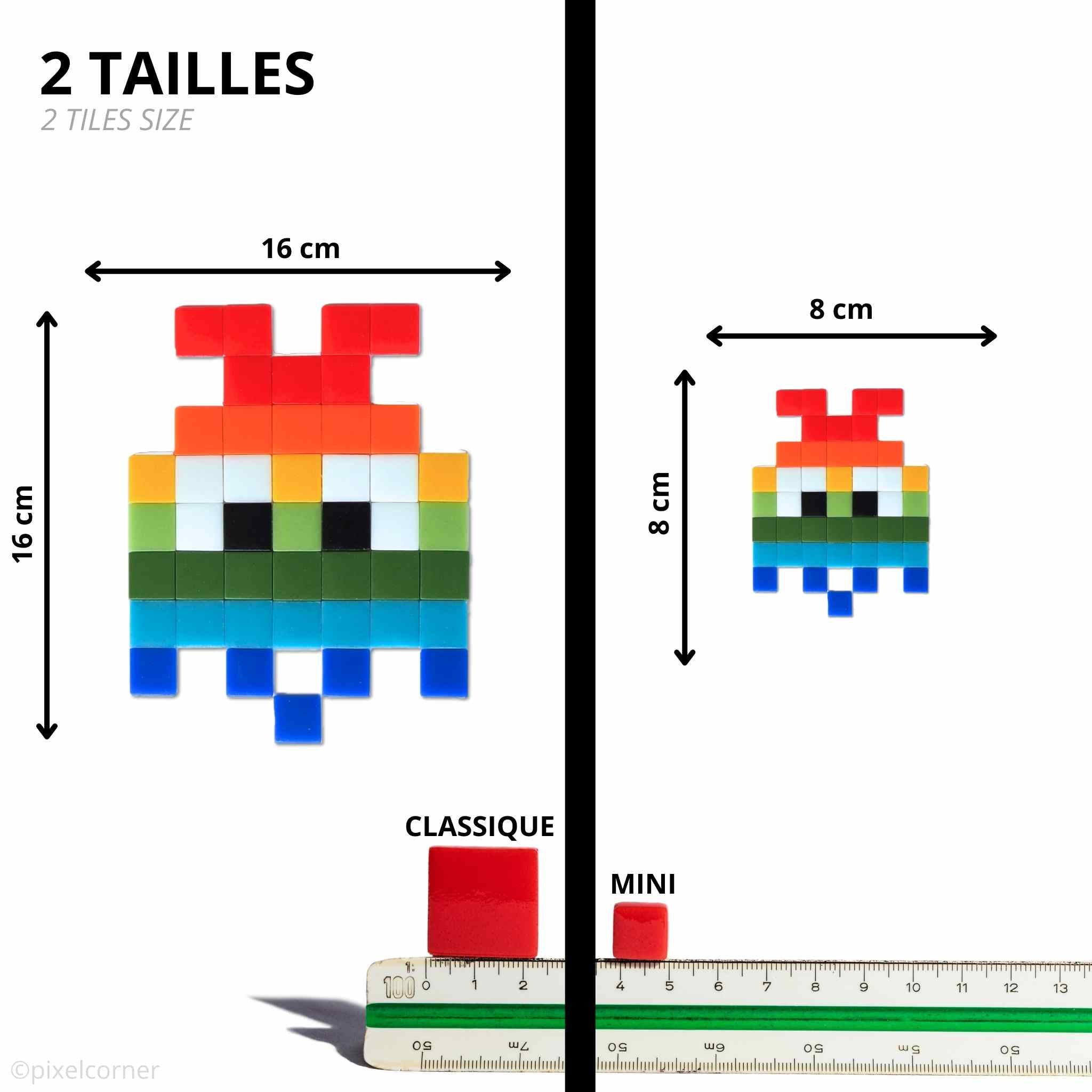 Pixel Art Kit "Rainbow Gloom" par Pixel Corner - Kits de loisirs créatifs