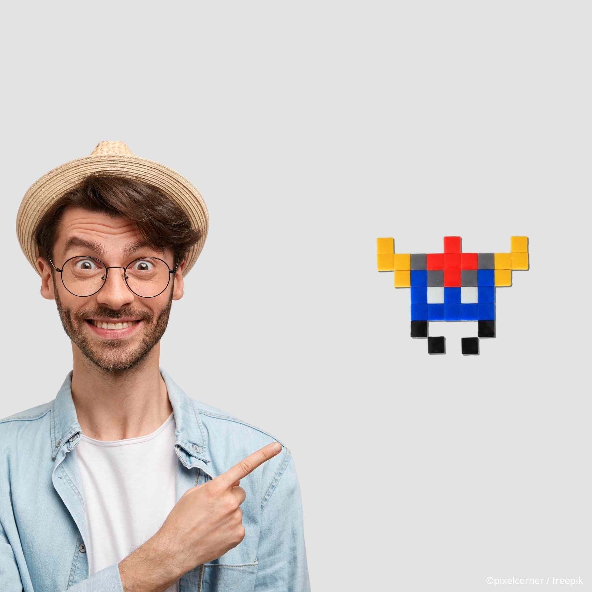 Pixel Art Kit "Space Mazinger" par Pixel Corner - Kits de loisirs créatifs