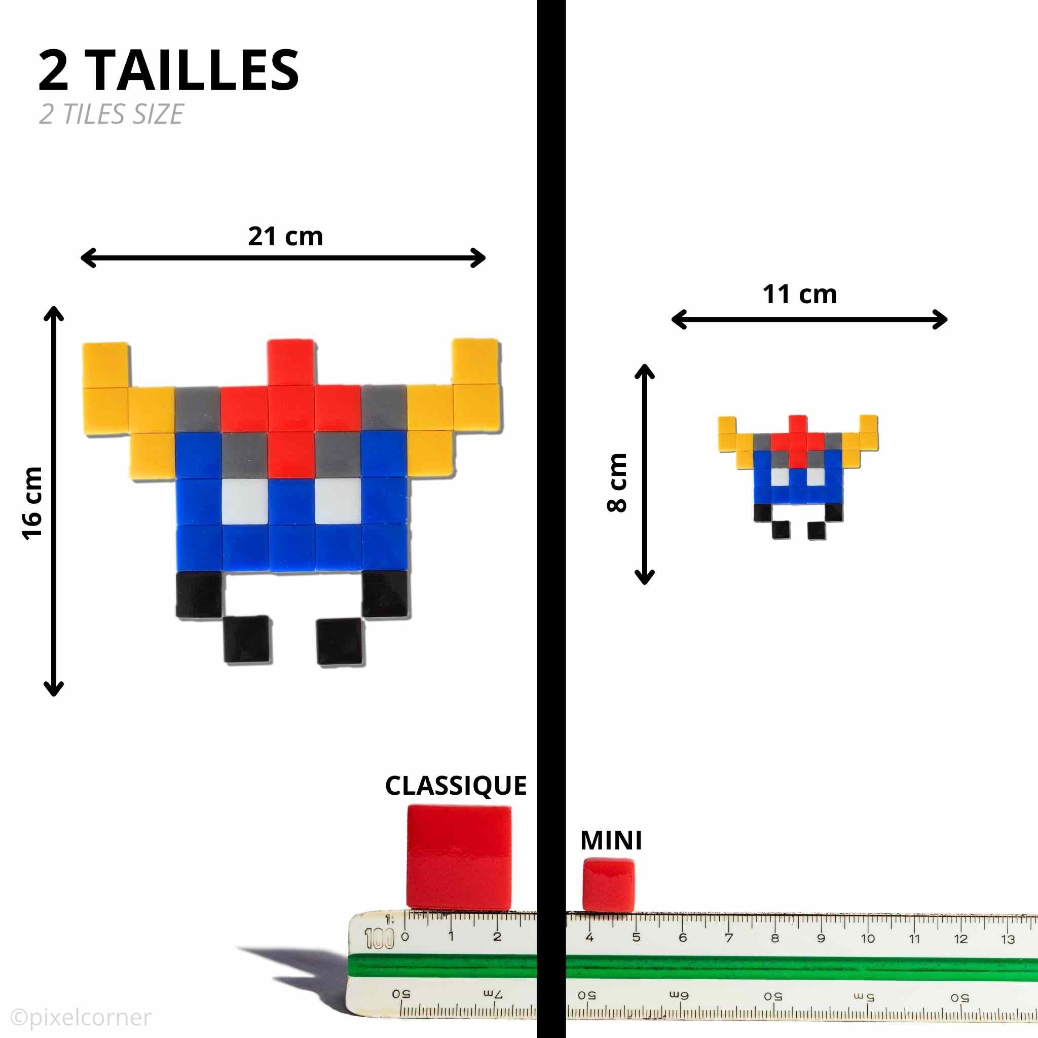 Pixel Art Kit "Space Mazinger" par Pixel Corner - Kits de loisirs créatifs