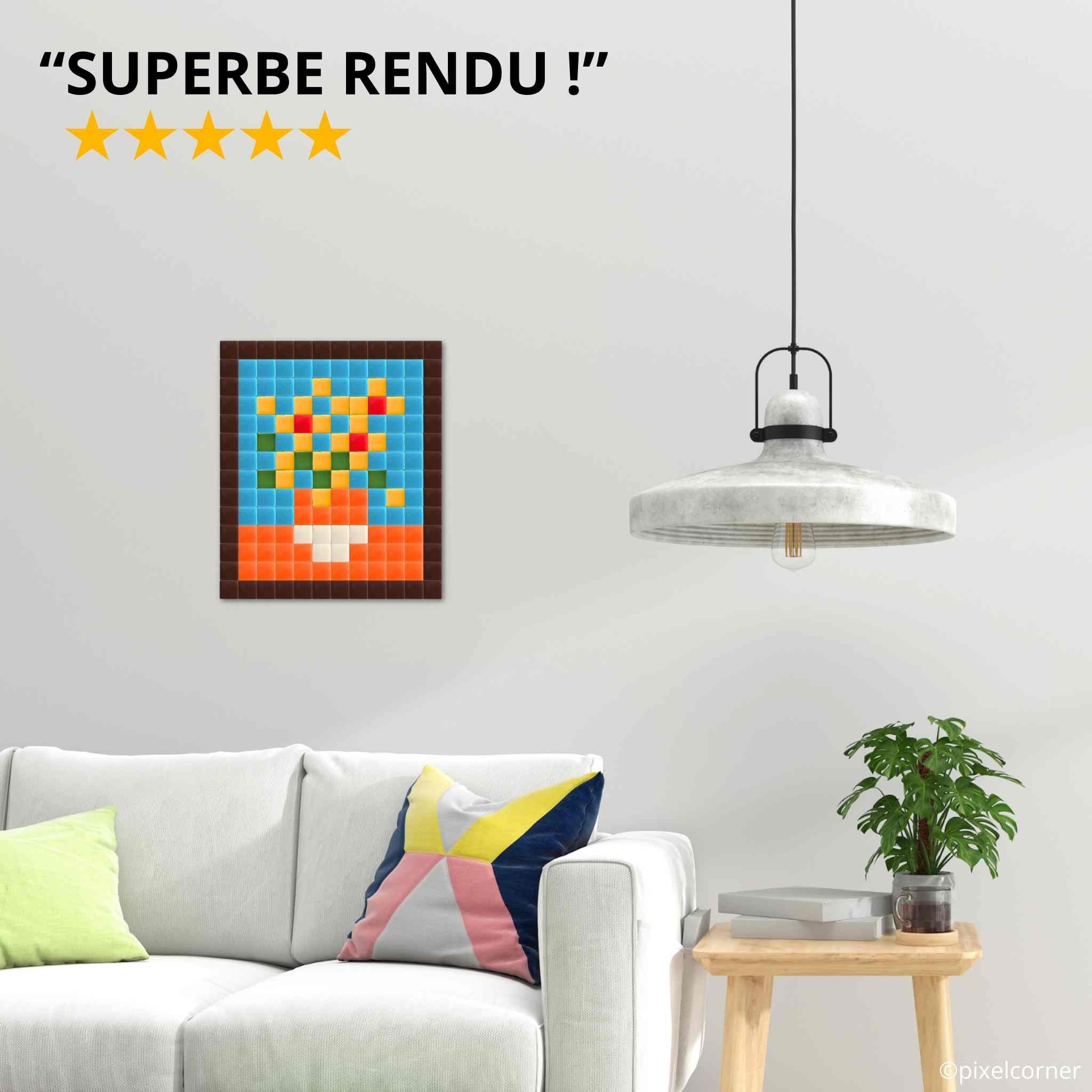 Pixel Art Kit "Sunflowers" par Pixel Corner - Kits de loisirs créatifs