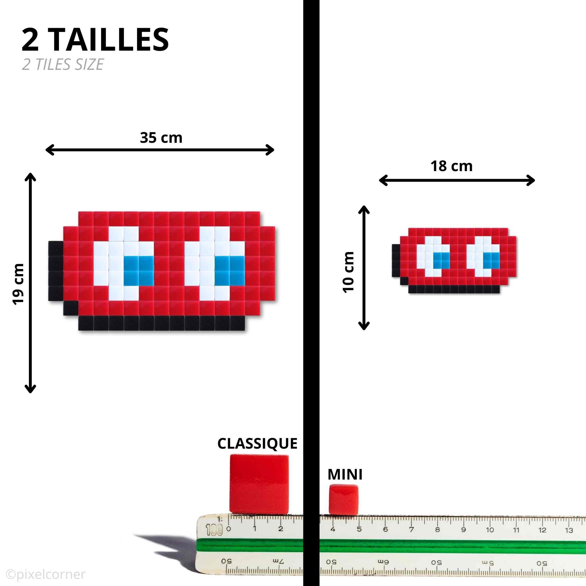 Pixel Art Kit "The Eyes" par Pixel Corner - Kits de loisirs créatifs