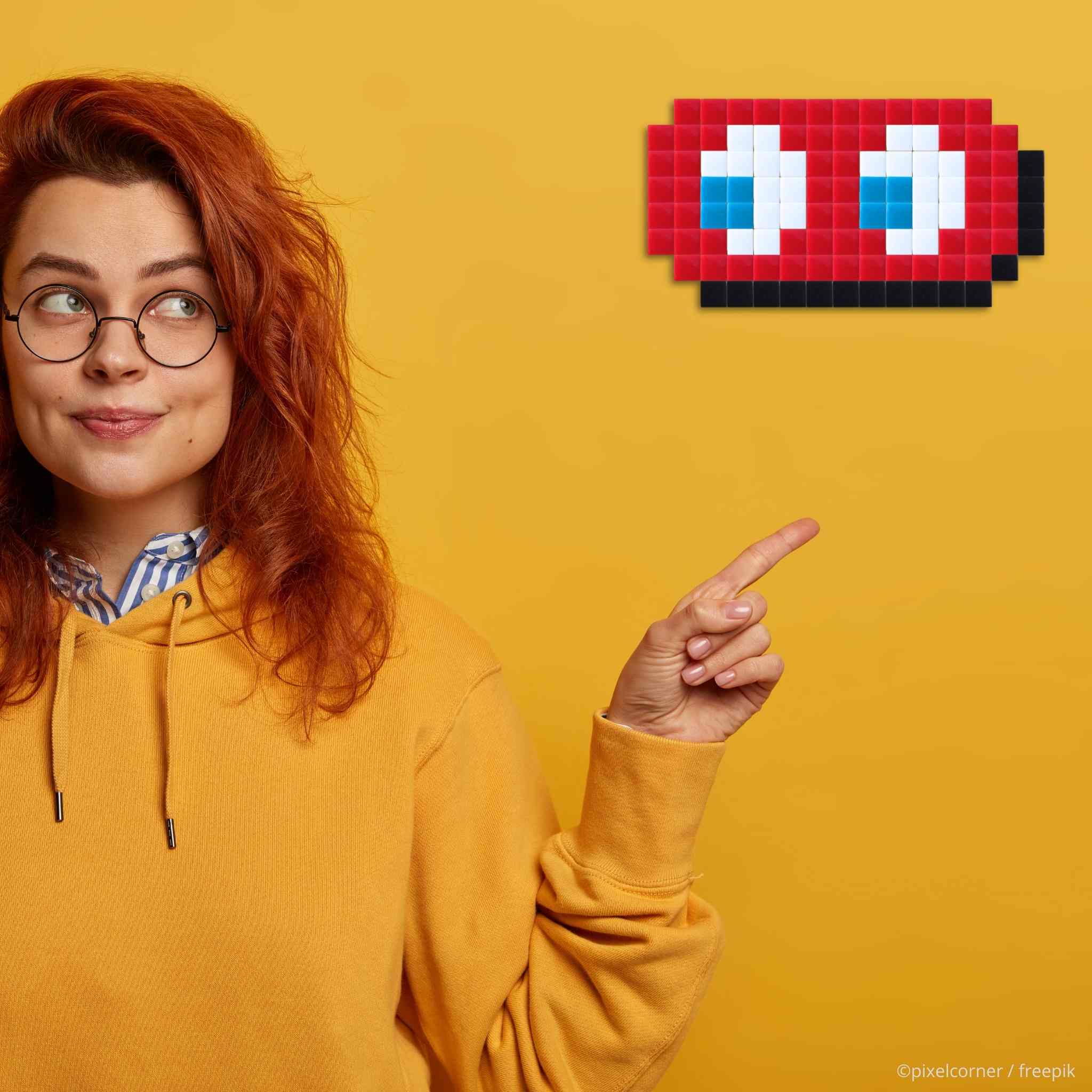 Pixel Art Kit "The Eyes" par Pixel Corner - Kits de loisirs créatifs