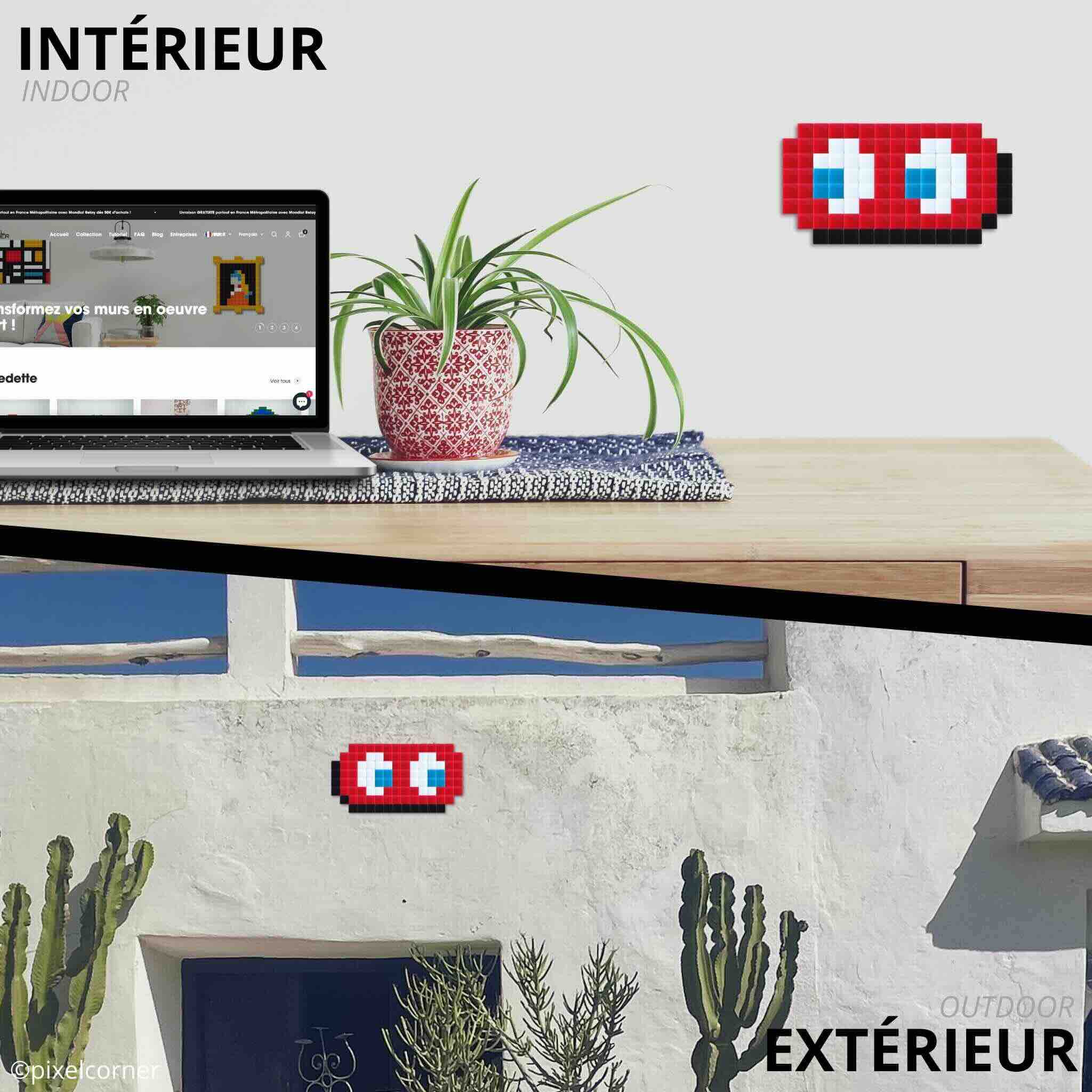 Pixel Art Kit "The Eyes" par Pixel Corner - Kits de loisirs créatifs