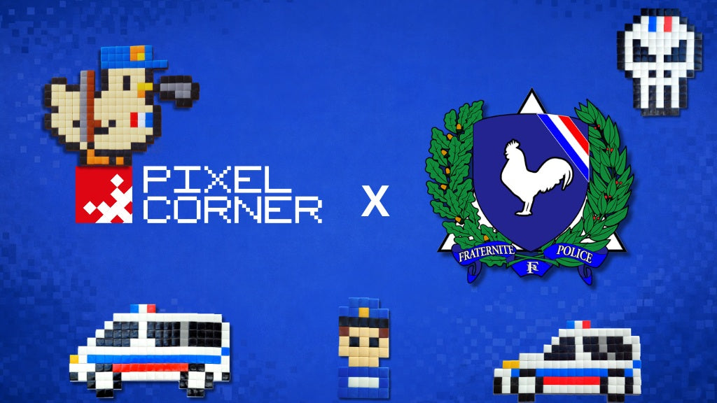 pixel corner x fraternité police collab exclusive