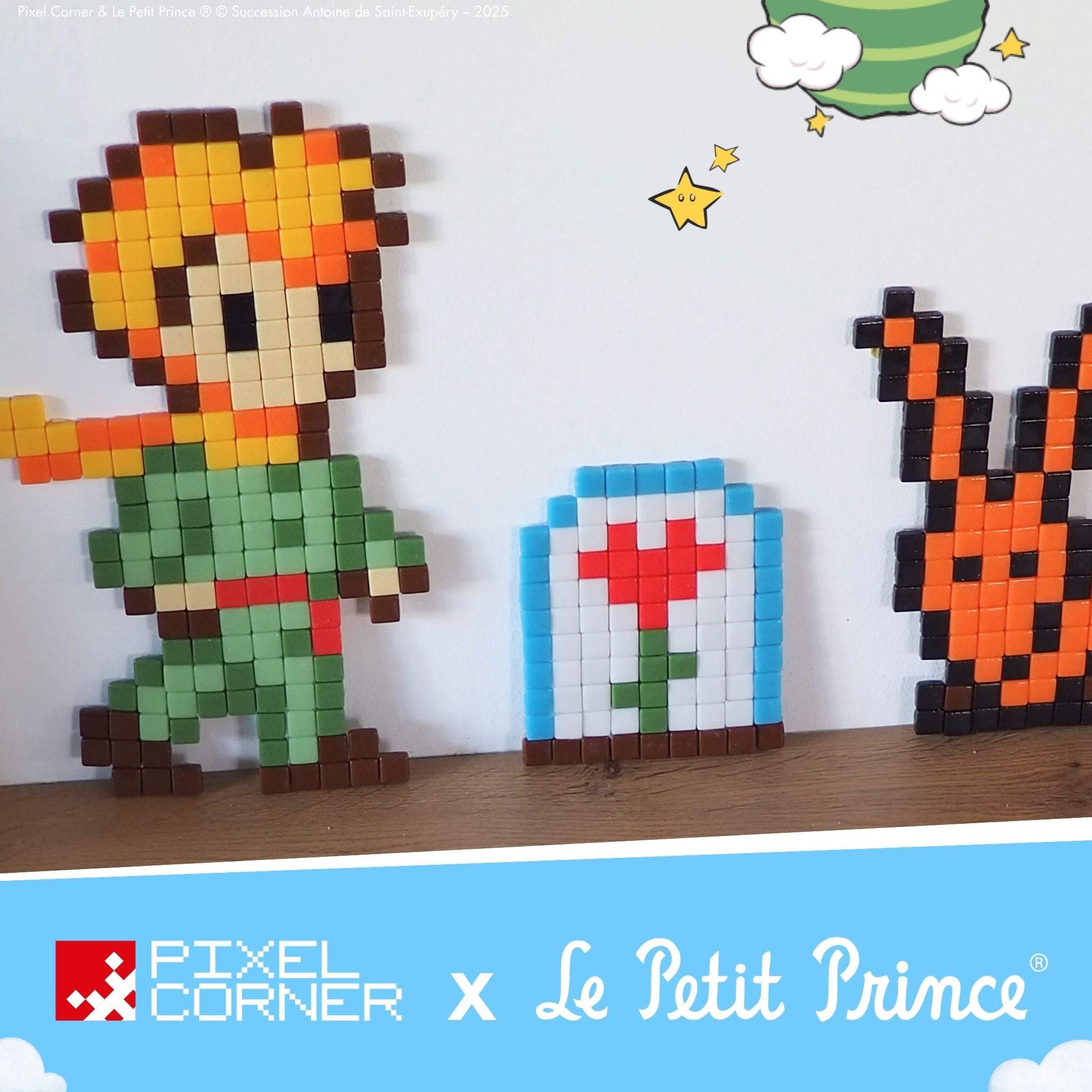 Le Petit Prince x Pixel Corner : quatre créations pixelisées pleines de sens