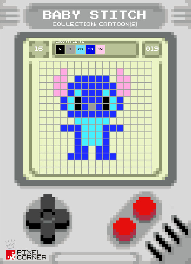 🪡 Baby Stitch : le modèle pixel art gratuit qui fait fondre tous les fans de Disney ! - Pixel Corner