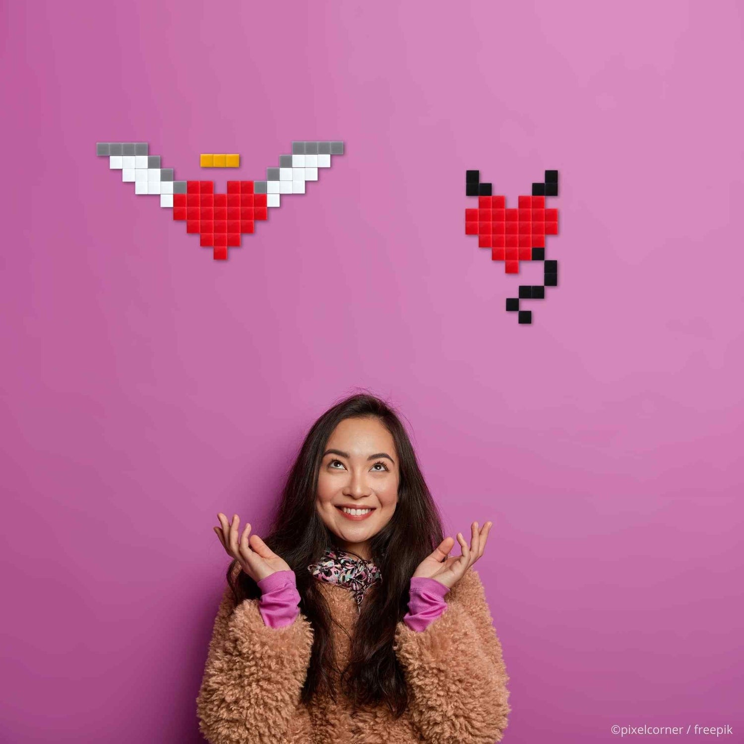 Collection Amour(s) — des Pixel Art Kit(s) pour envoyer du love… en mosaïque - Pixel Corner