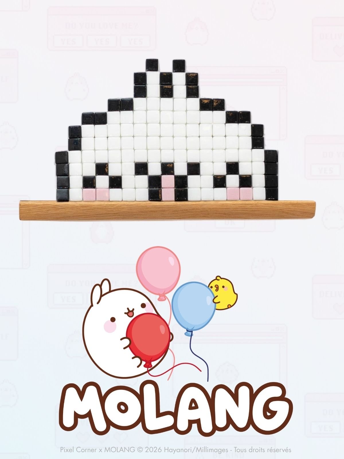 Molang arrive chez Pixel Corner avec 5 Pixel Art Kit(s) officiels - Pixel Corner
