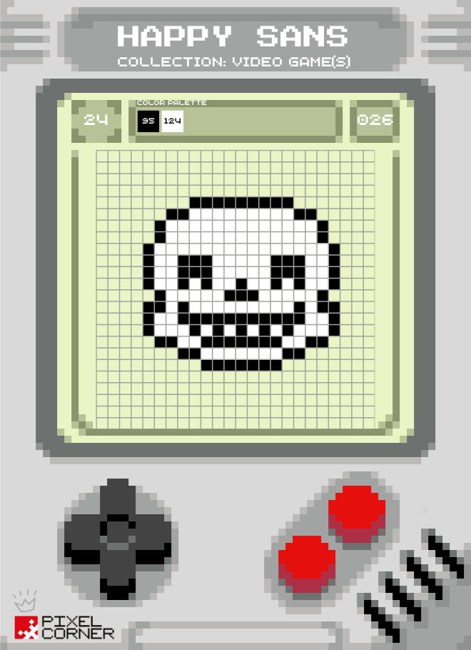 😁 Nouvelle Pixel Card(s) : "Happy Sans", le squelette le plus cool du pixel art ! - Pixel Corner