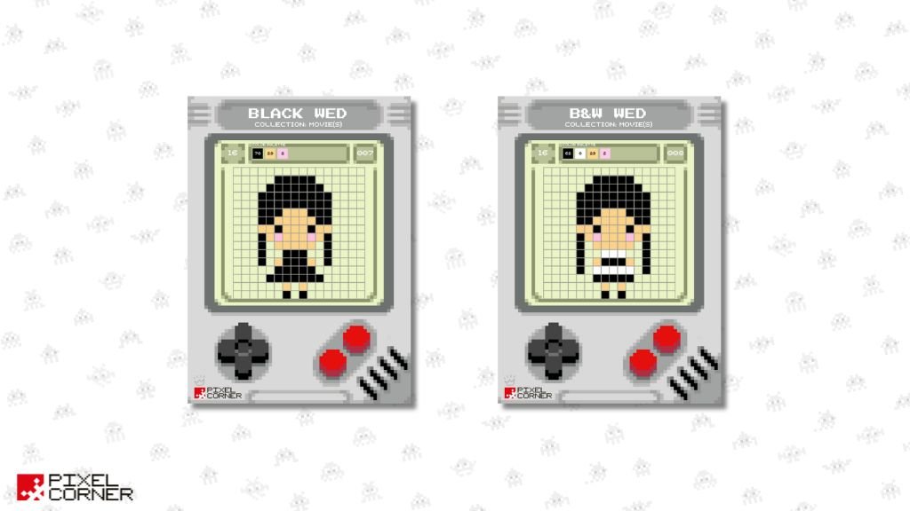 Pixel Card(s) : Reproduisez Mercredi Addams en Pixel Art Gratuit ! - Pixel Corner