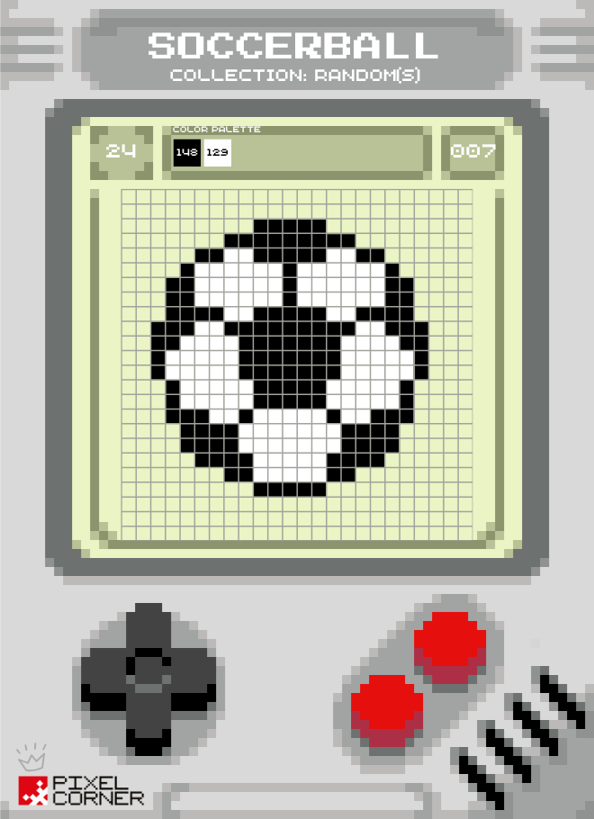 ⚽ Soccerball – La Pixel Card des passionnés de foot - Pixel Corner