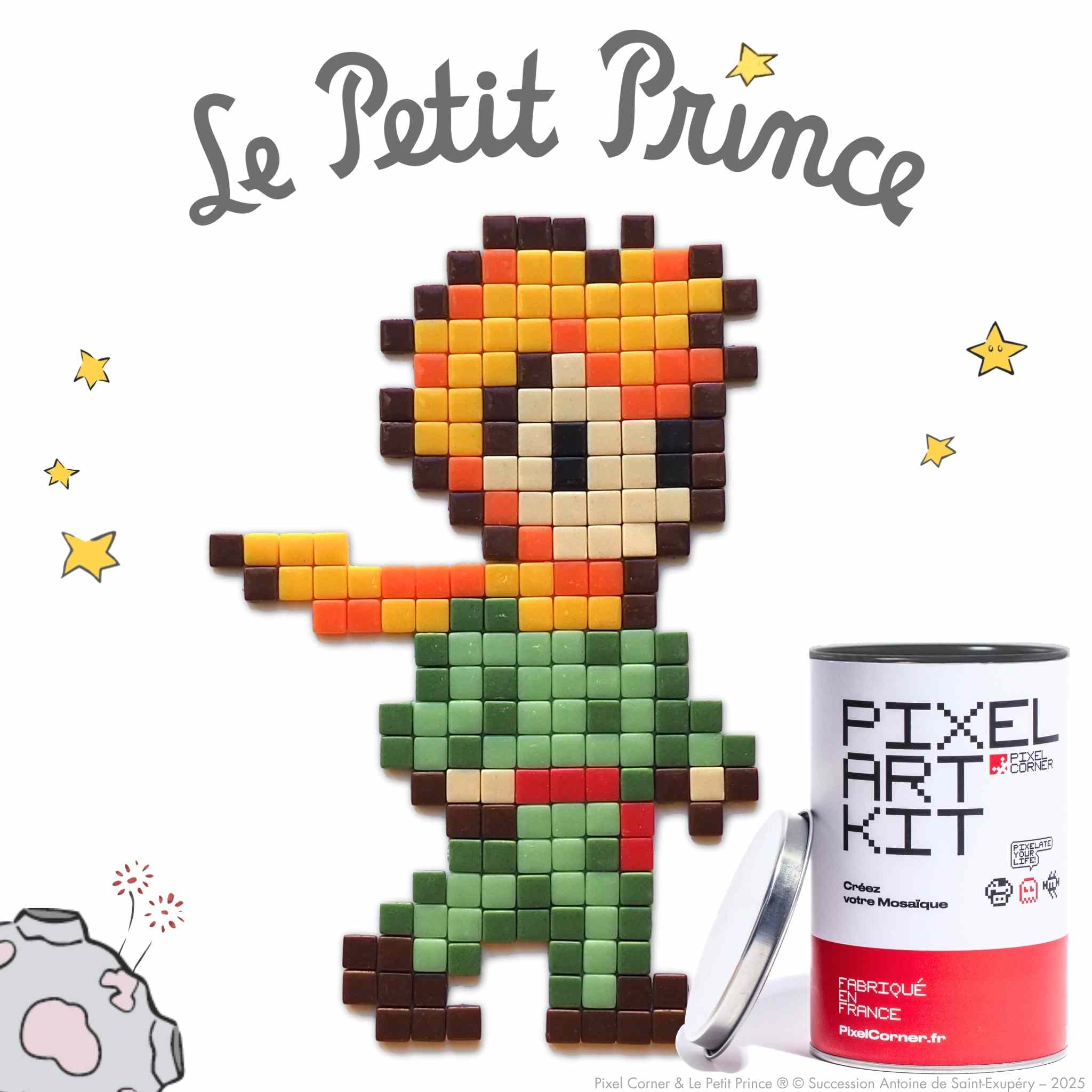 Pixel Art Kit "Grand Voyageur Stellaire" - Le Petit Prince®