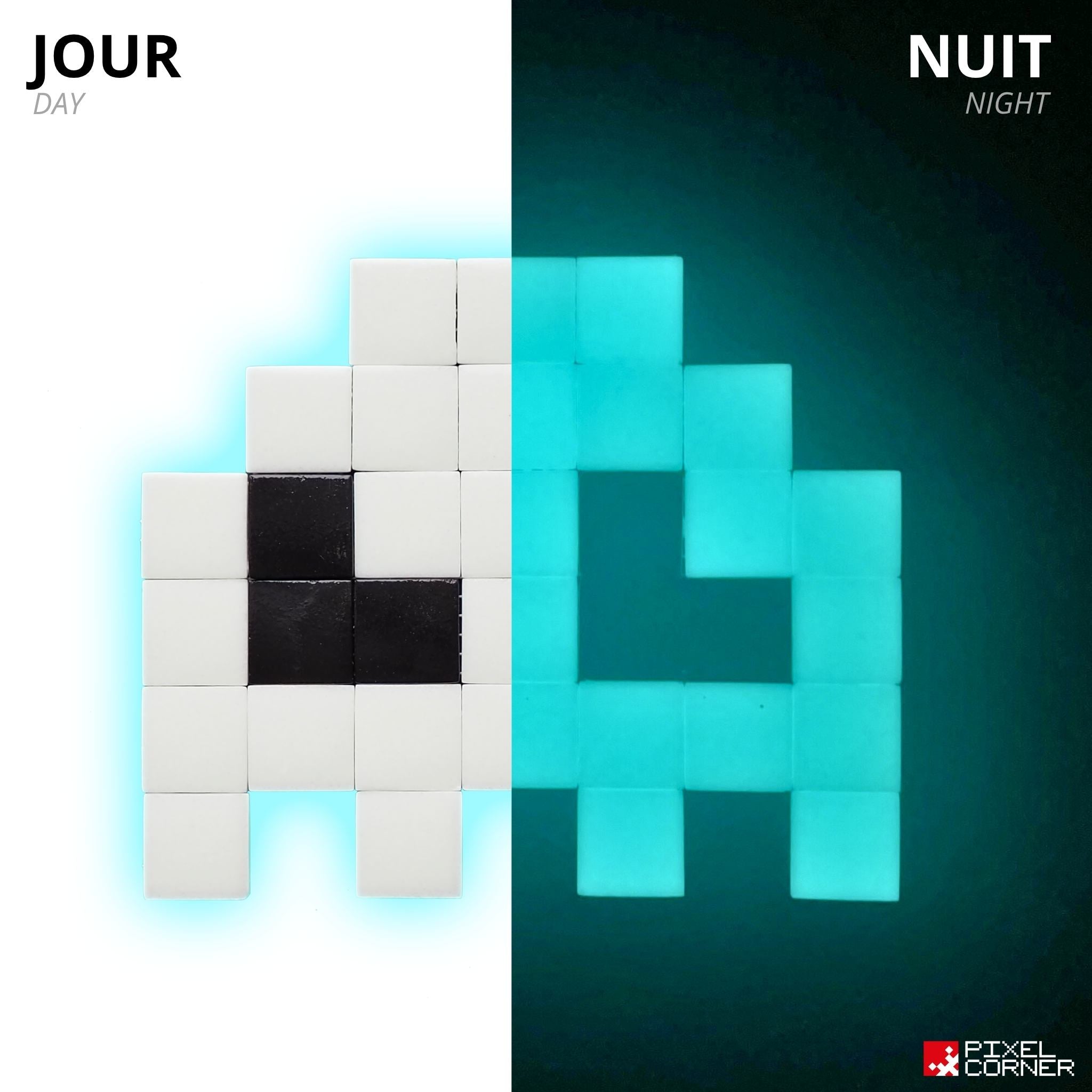 Pixel Art Kit "Les Gloomie(s) - Glow in The Dark"