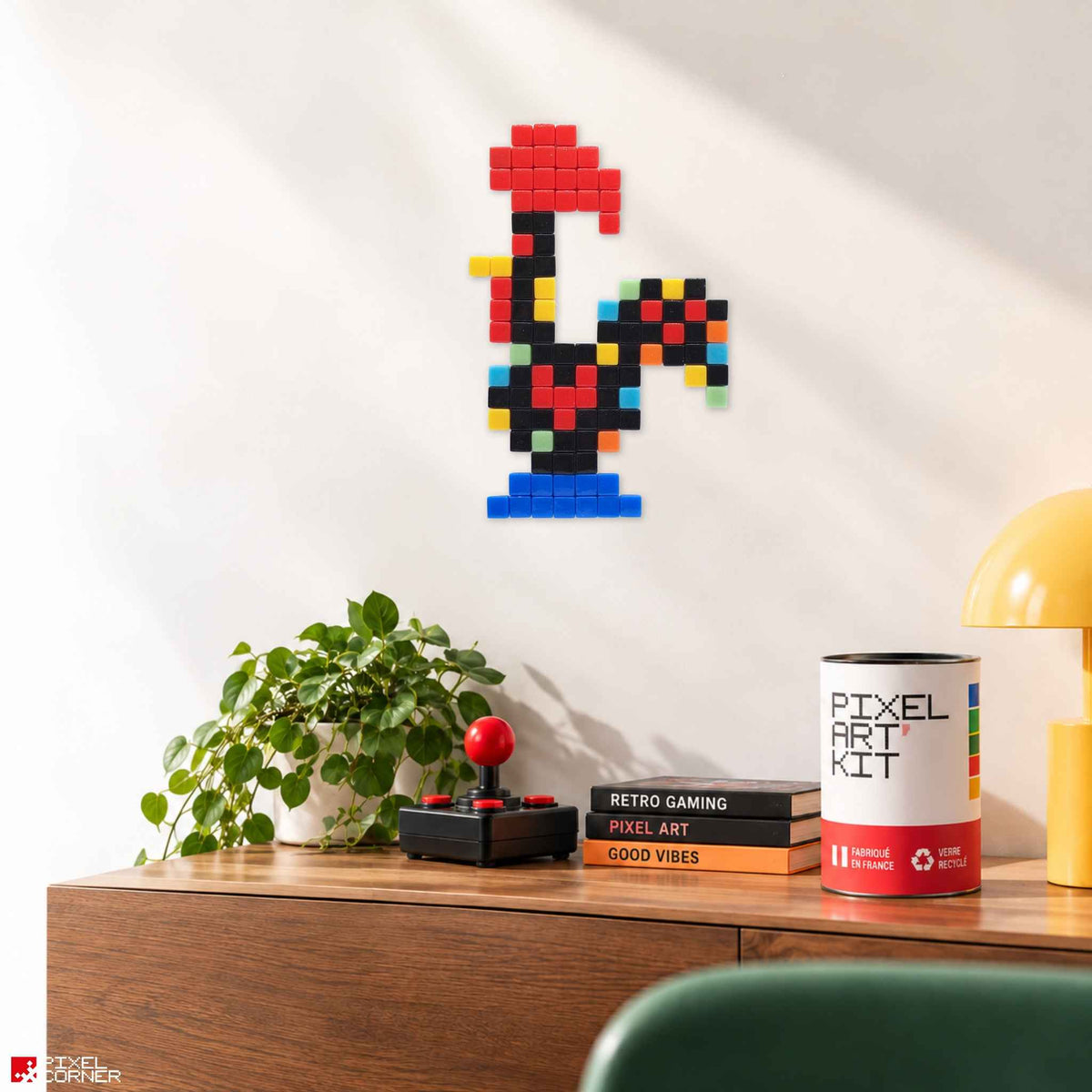 Pixel Art Kit "Galo de Barcelos"