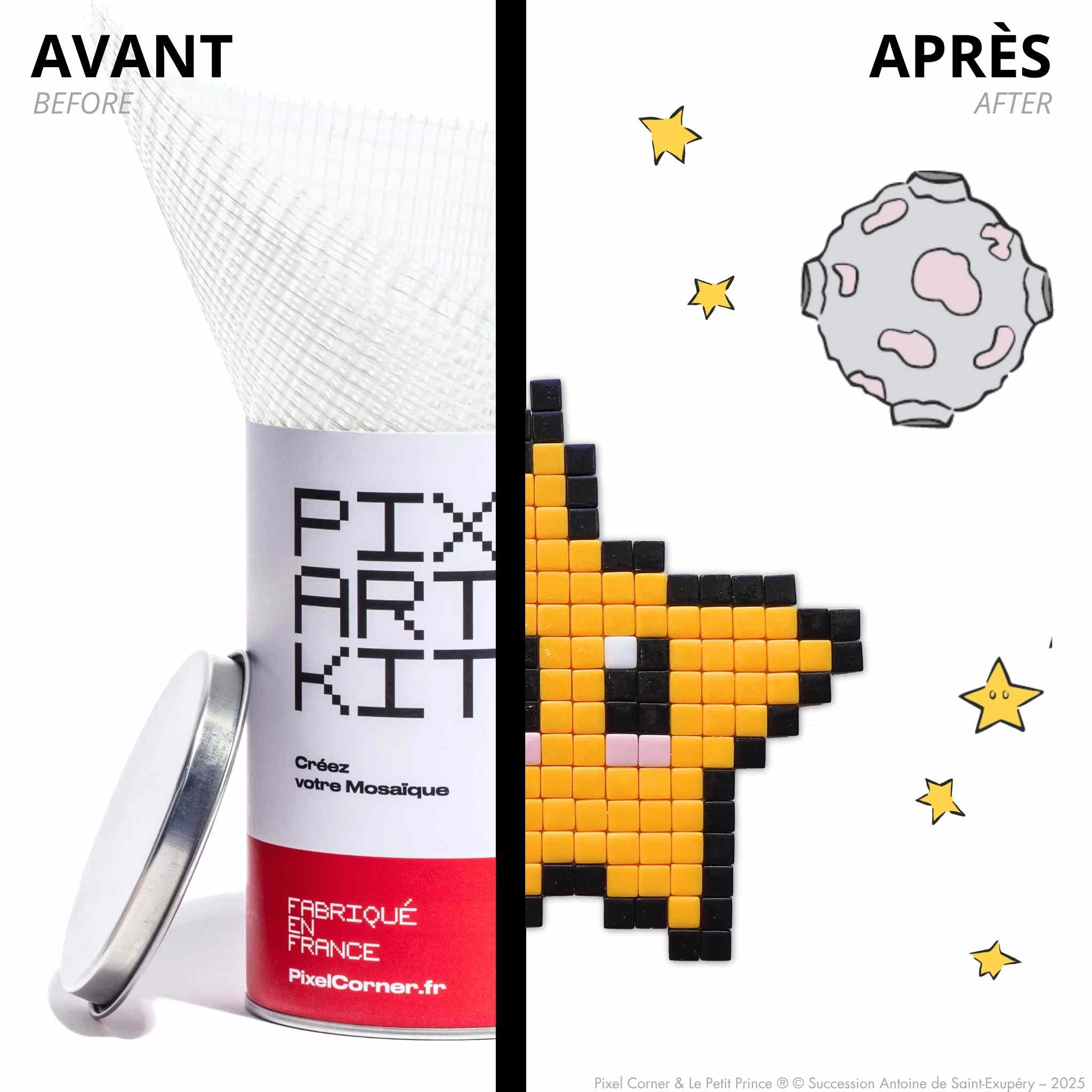 Pixel Art Kit "L'Étoile Guide" - Le Petit Prince®