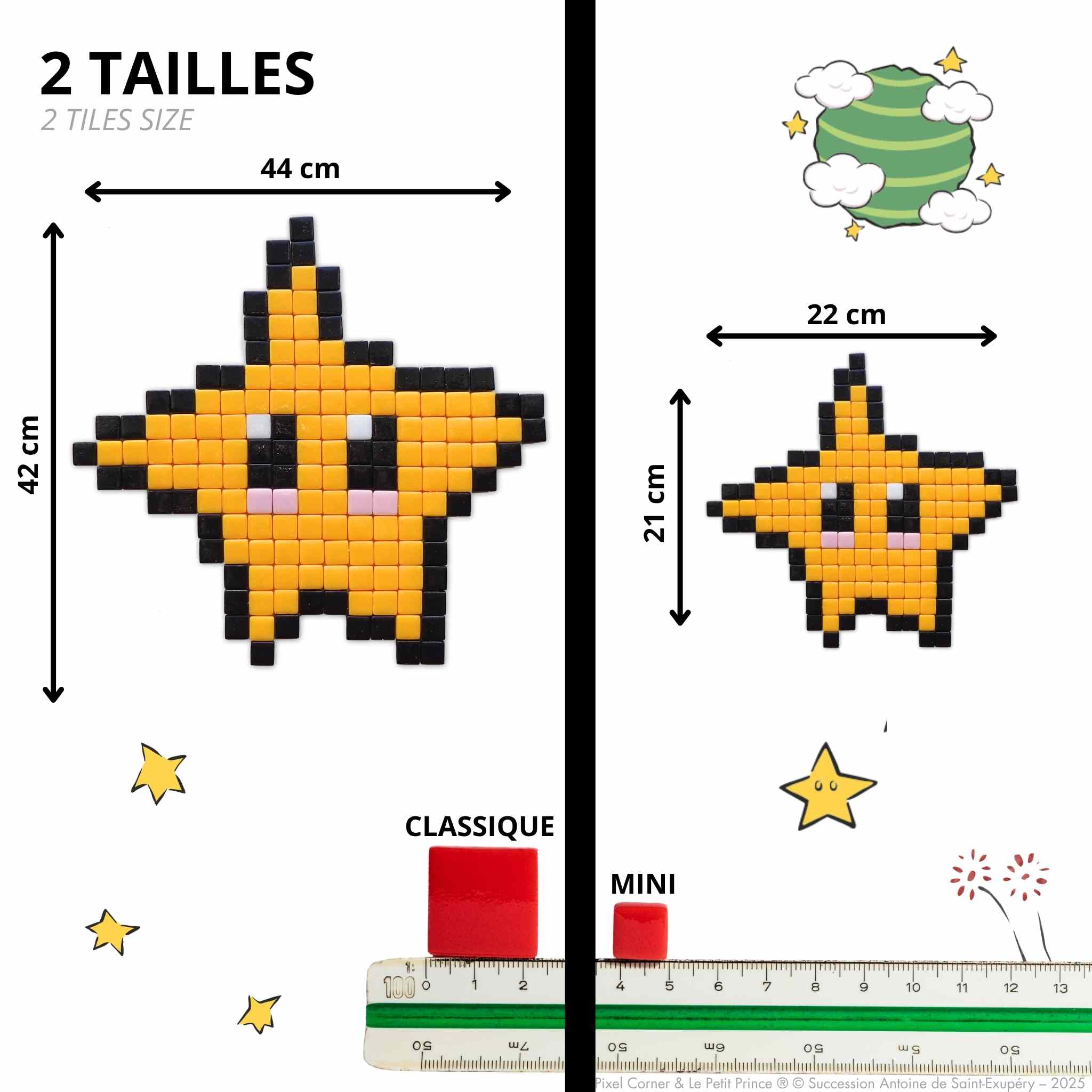 Pixel Art Kit "L'Étoile Guide" - Le Petit Prince®
