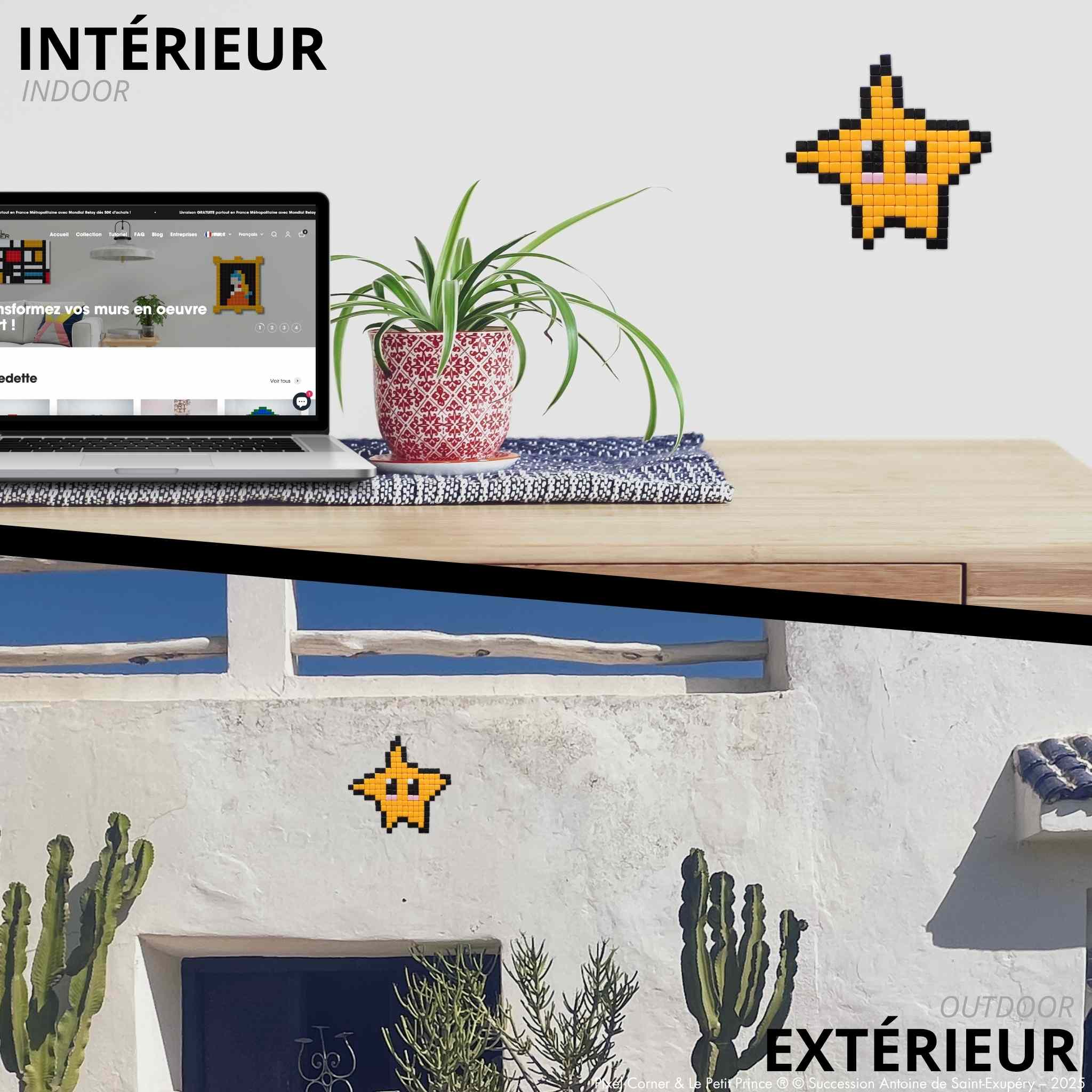 Pixel Art Kit "L'Étoile Guide" - Le Petit Prince®