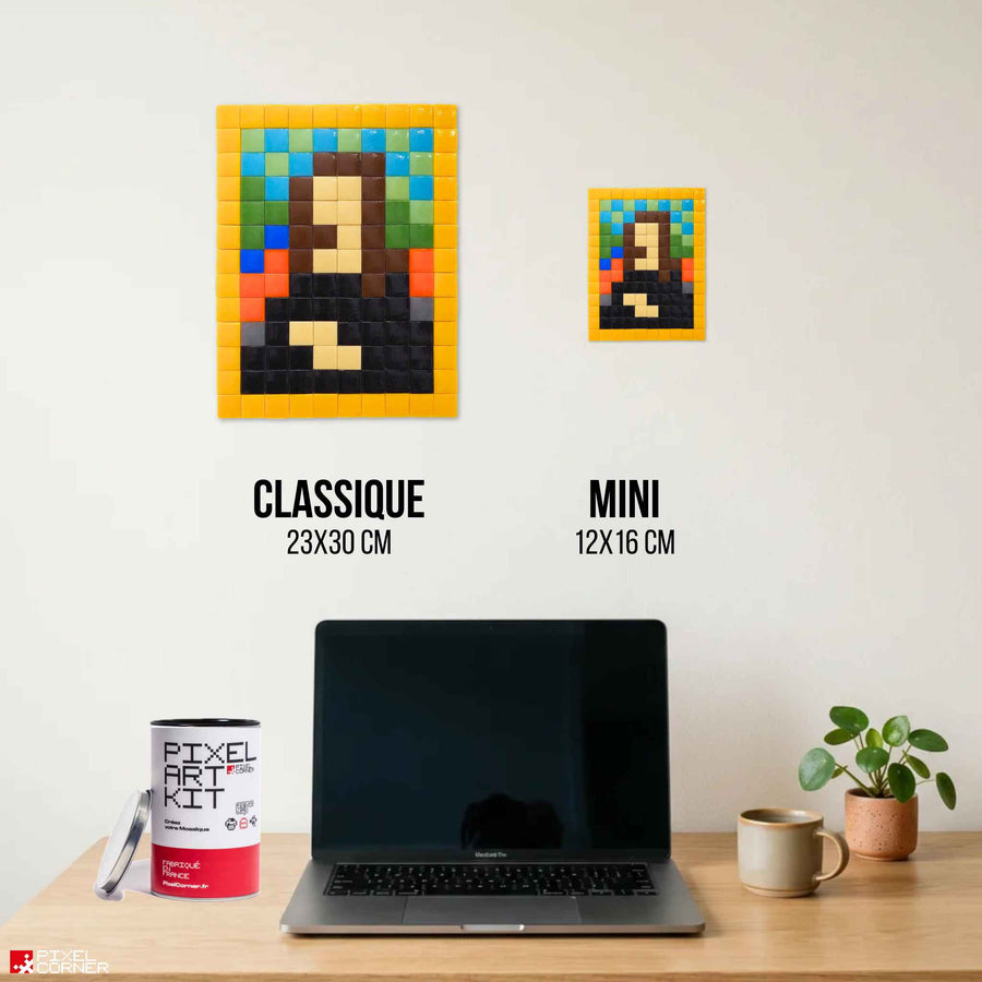Comparaison des tailles Pixel Corner