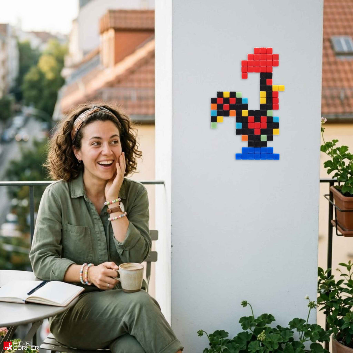 Pixel Art Kit "Galo de Barcelos"
