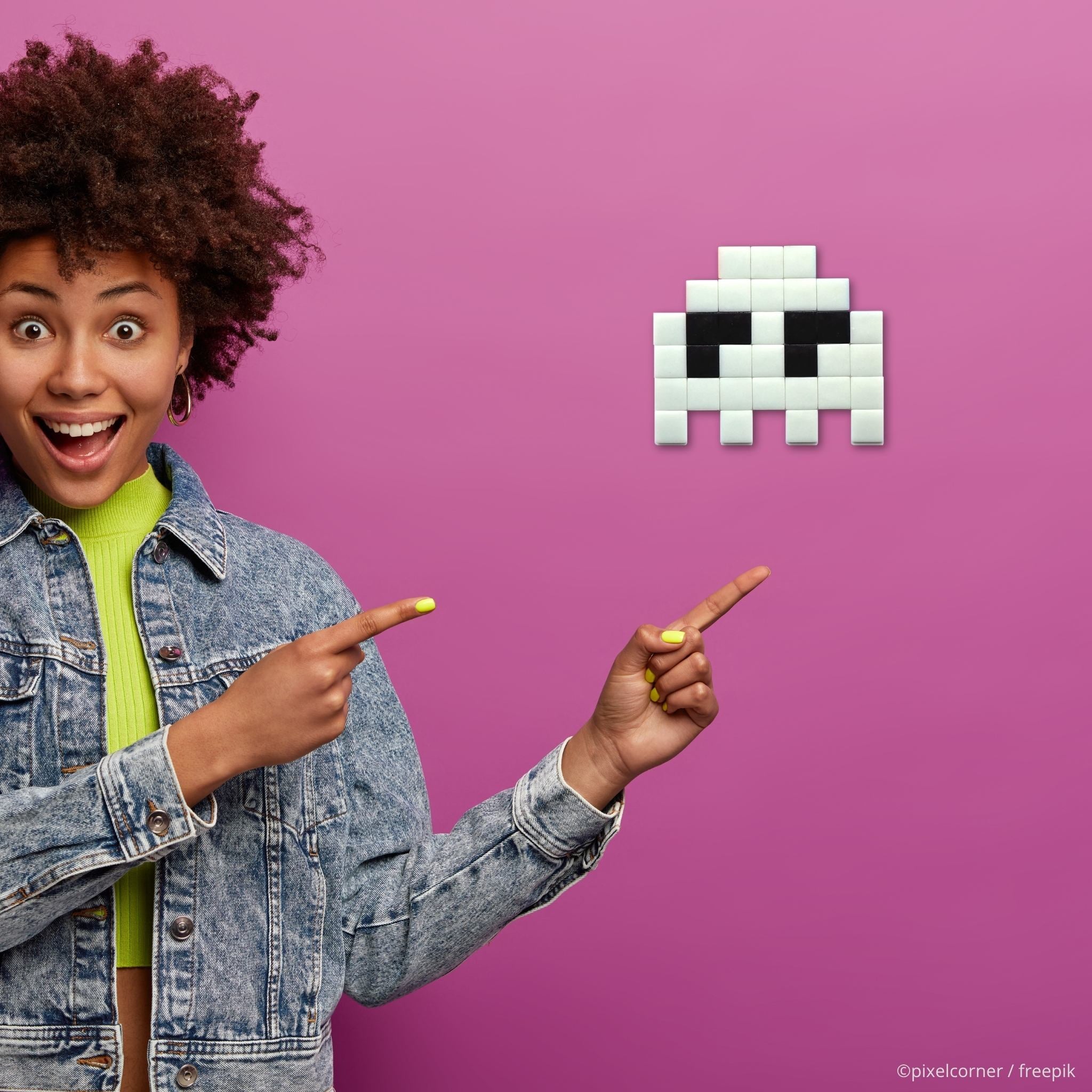 Pixel Art Kit "Les Gloomie(s) - Glow in The Dark"