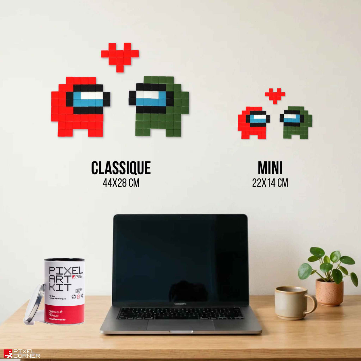 Kit de Pixel Art "Love Among Us"