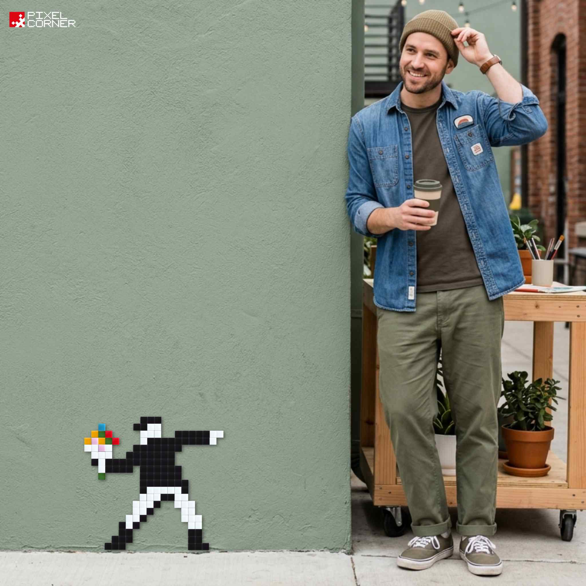 Pixel Art Kit "Flower Thrower"