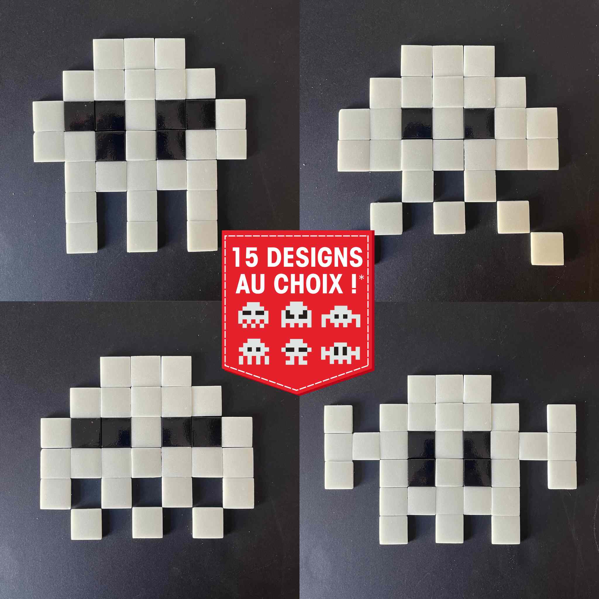 Pixel Art Kit "Les Gloomie(s) - Glow in The Dark"