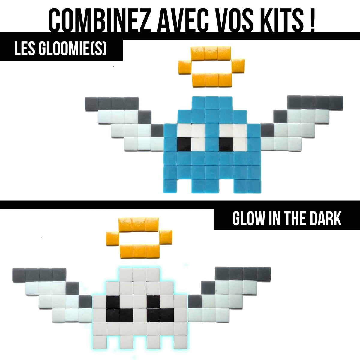 Pixel Art Kit "Addon - Ange" - Les Gloomie(s)® par Pixel Corner - Kits de loisirs créatifs