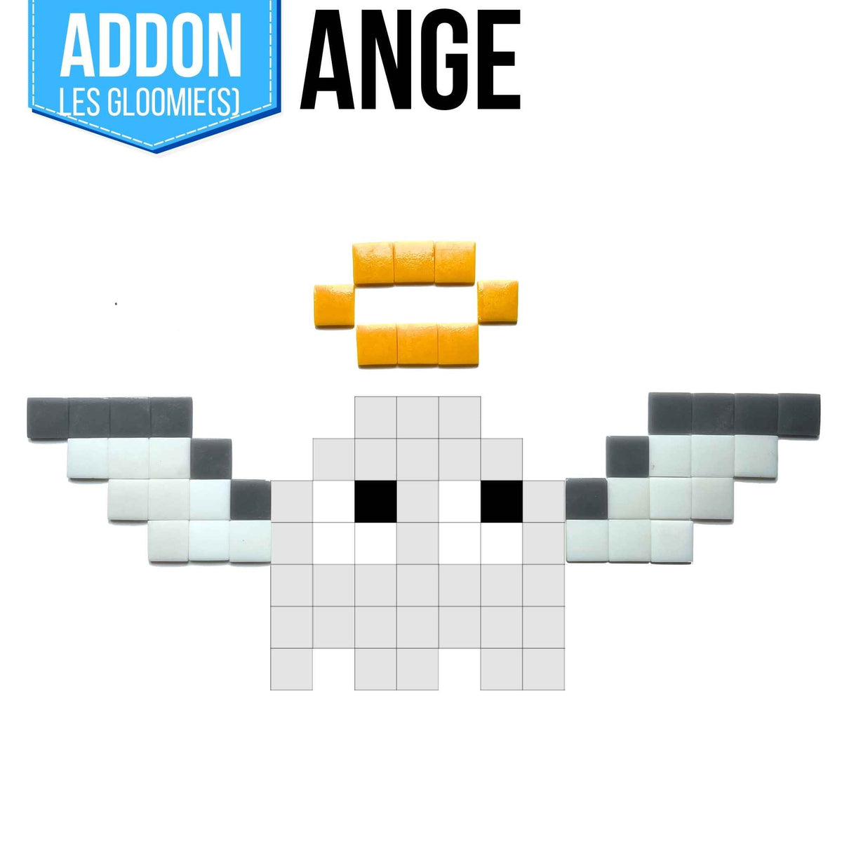 Pixel Art Kit "Addon - Ange" - Les Gloomie(s)® par Pixel Corner - Kits de loisirs créatifs