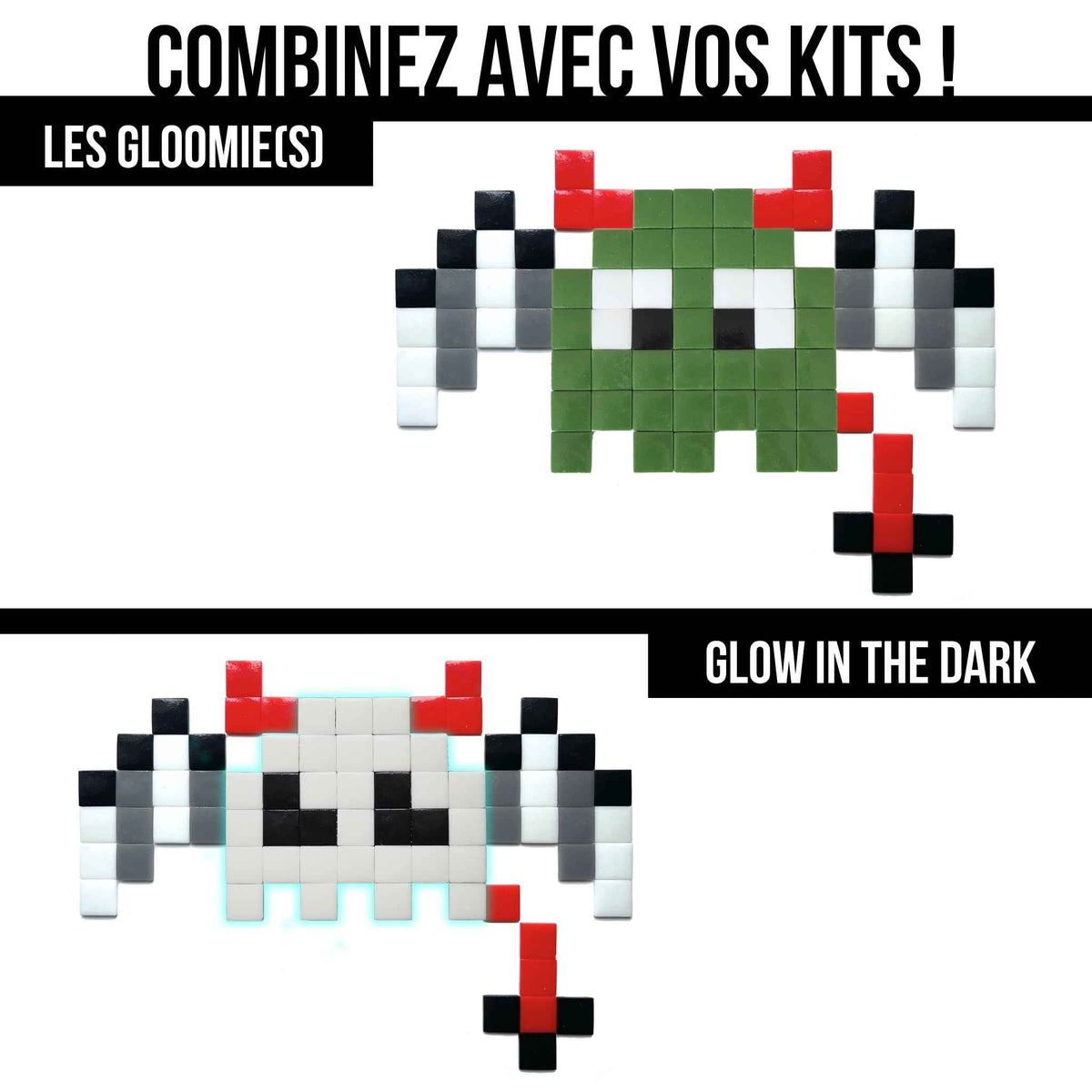 Pixel Art Kit "Addon - Démon" - Les Gloomie(s)® par Pixel Corner - Kits de loisirs créatifs