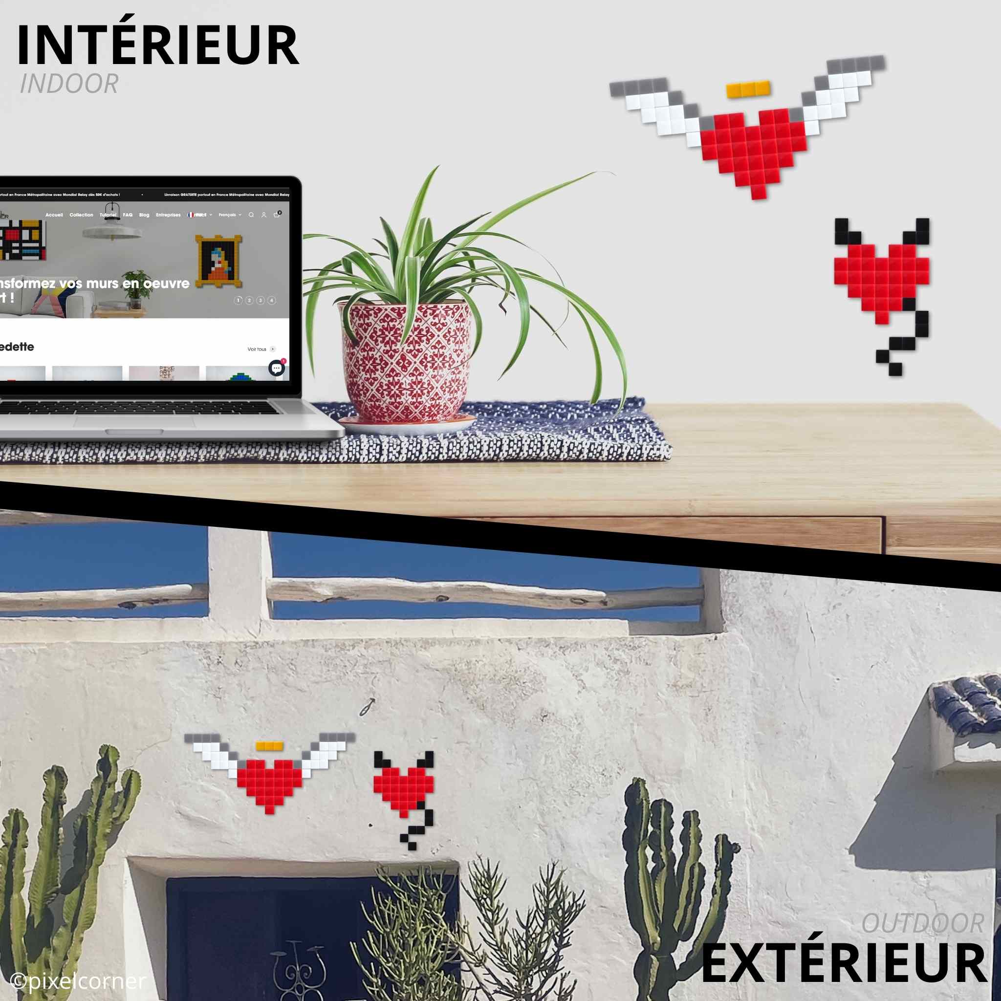 Pixel Art Kit "Ange x Demon" par Pixel Corner - Kits de loisirs créatifs