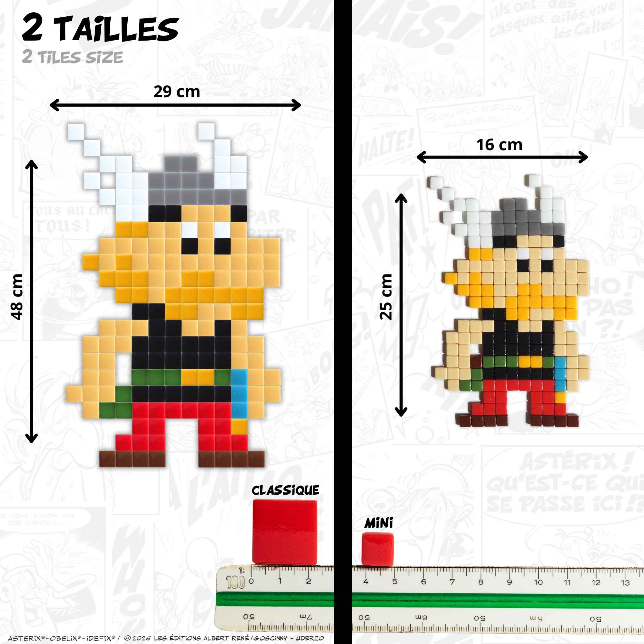 Pixel Art Kit "Astérix®" par Pixel Corner - Kits de loisirs créatifs