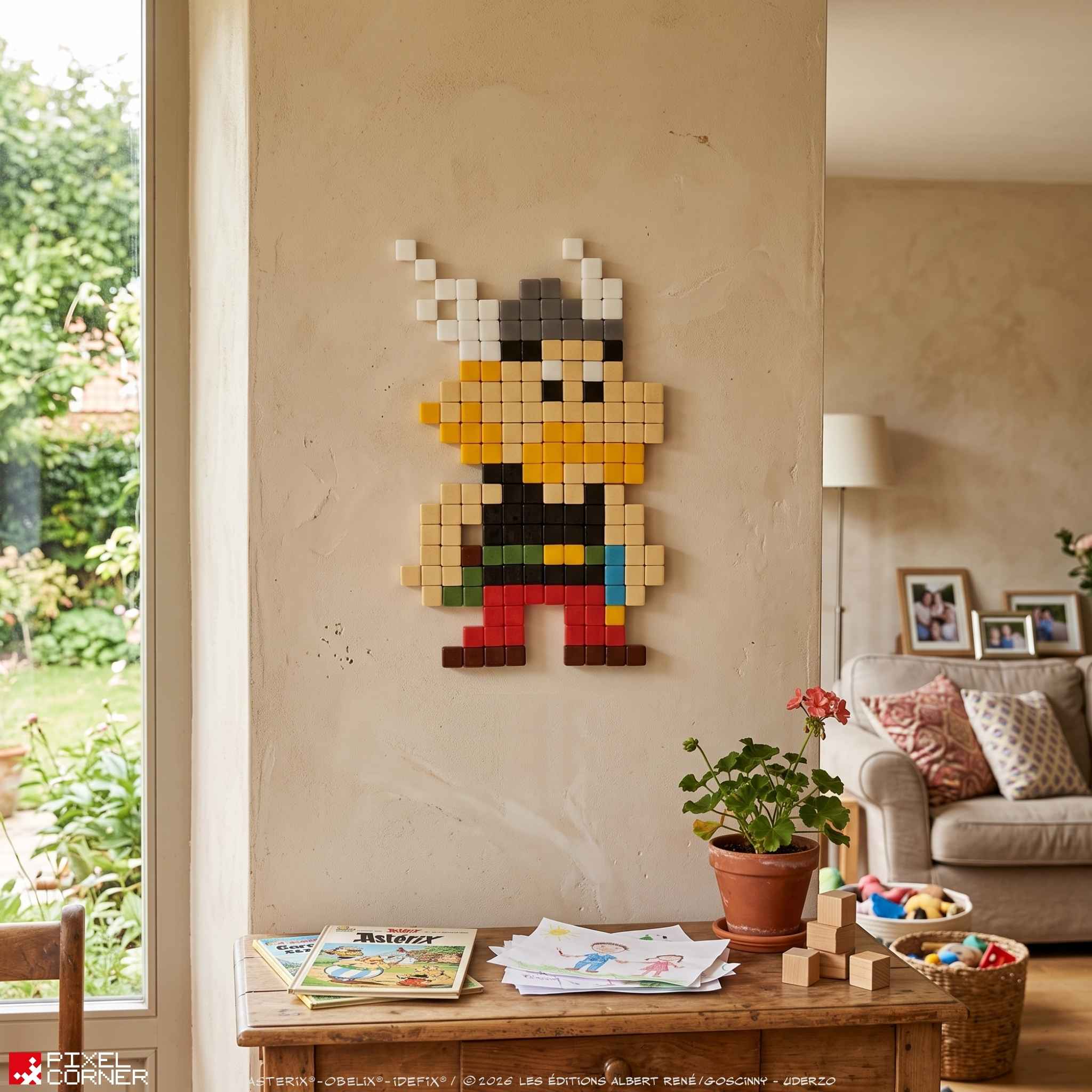 Pixel Art Kit "Astérix®" par Pixel Corner - Kits de loisirs créatifs