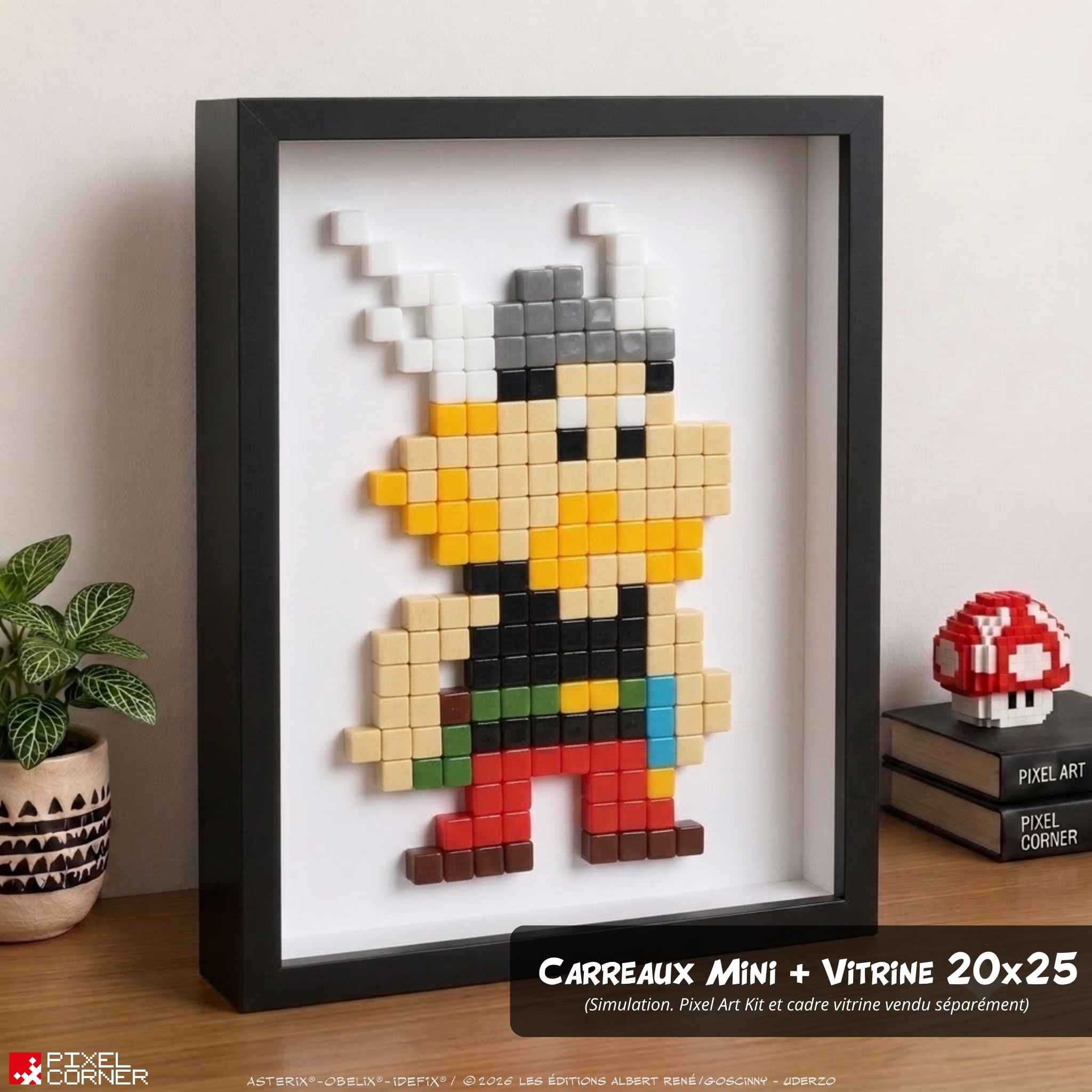 Pixel Art Kit "Astérix®" par Pixel Corner - Kits de loisirs créatifs
