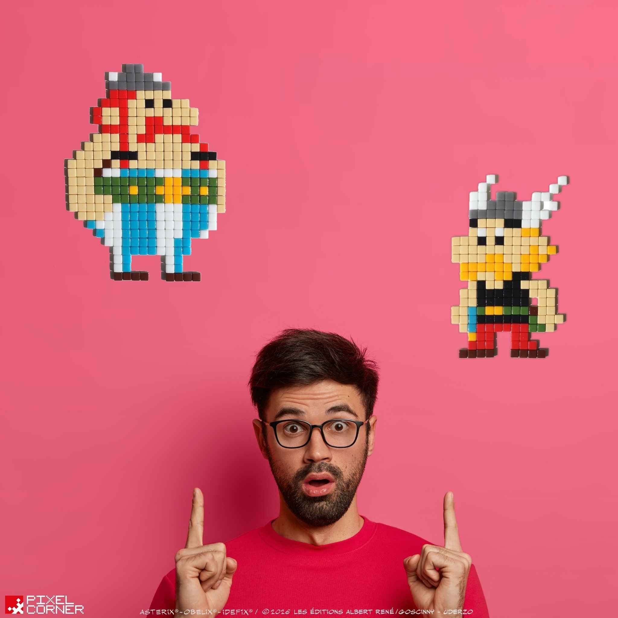 Pixel Art Kit "Astérix®" par Pixel Corner - Kits de loisirs créatifs