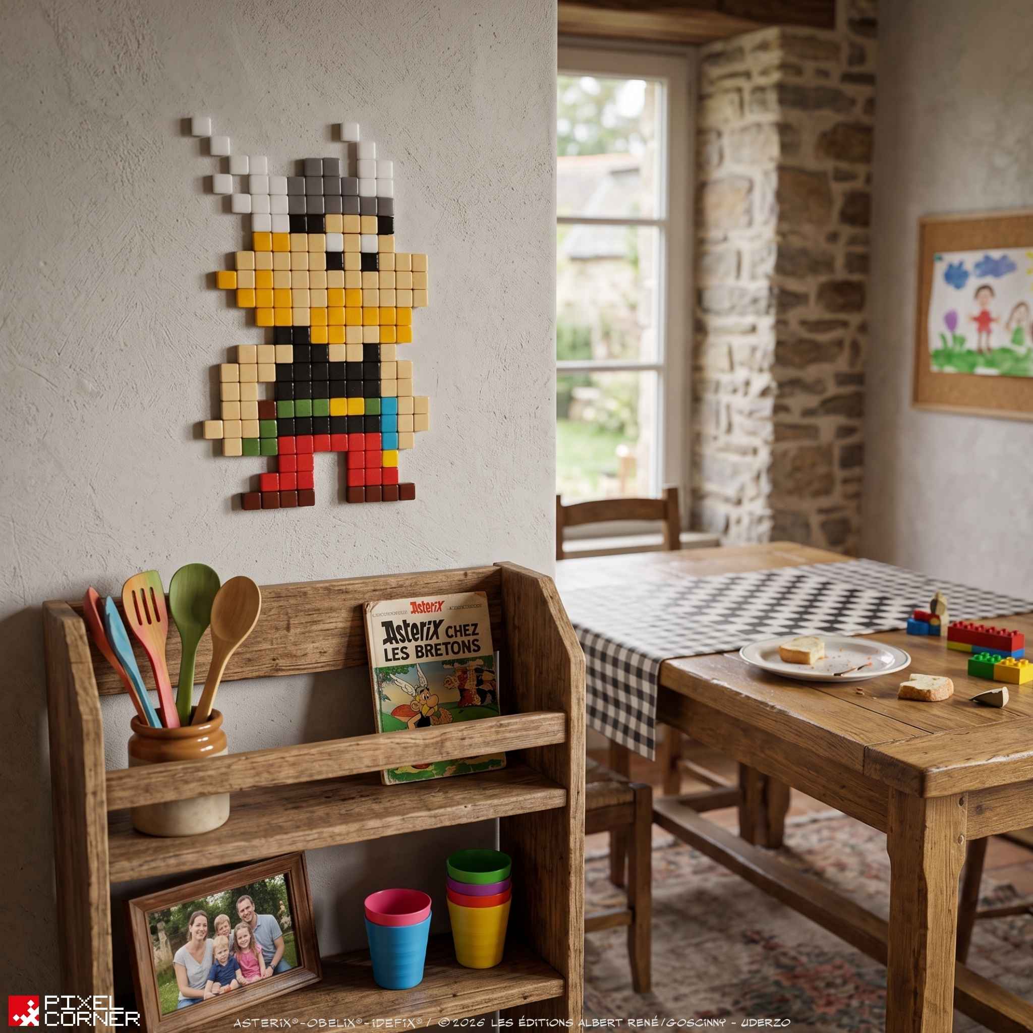 Pixel Art Kit "Astérix®" par Pixel Corner - Kits de loisirs créatifs