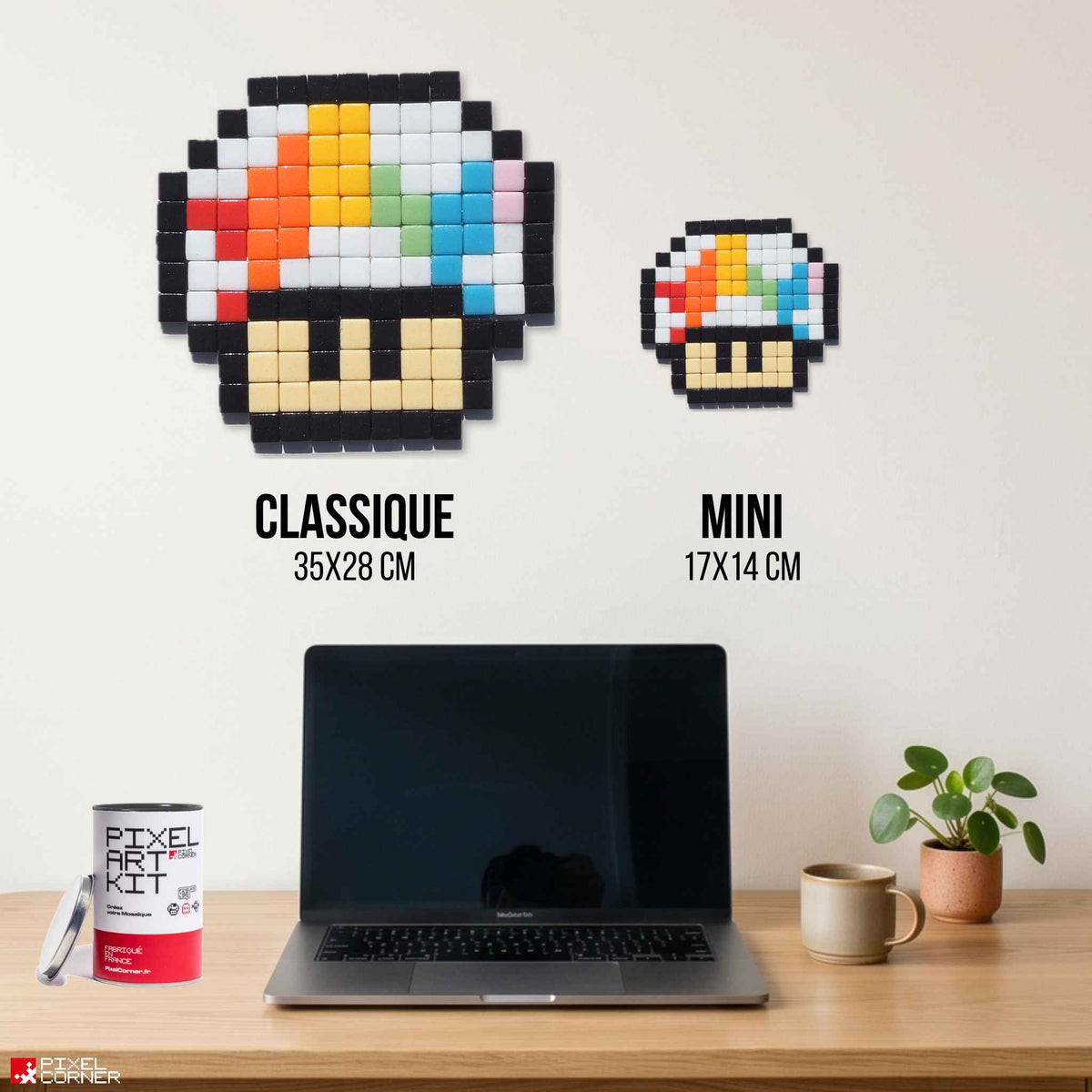 Pixel Art Kit "Baby Shroom(s)" par Pixel Corner - Kits de loisirs créatifs