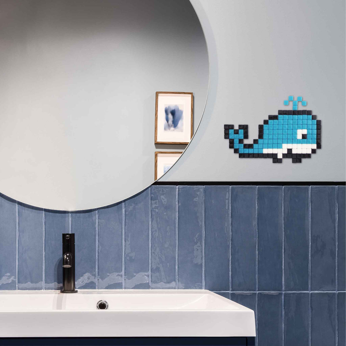 Pixel Art Kit "Baleine Bleue" par Pixel Corner - Kits de loisirs créatifs
