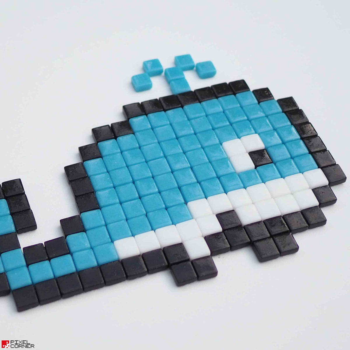 Pixel Art Kit "Baleine Bleue" par Pixel Corner - Kits de loisirs créatifs