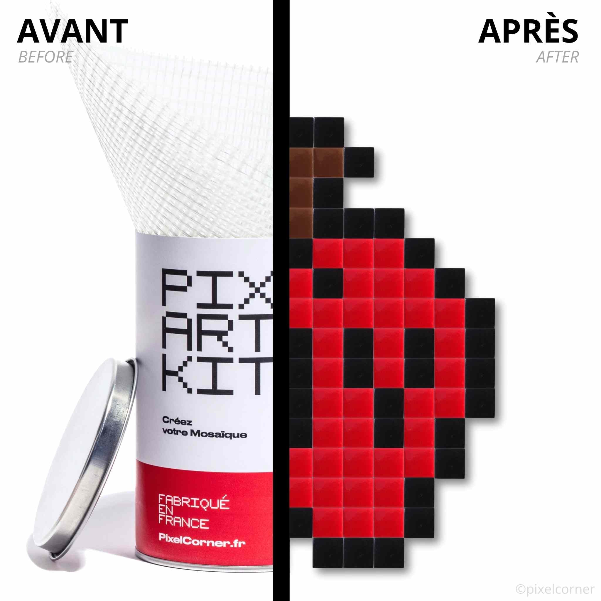 Pixel Art Kit "Big Apple" par Pixel Corner - Kits de loisirs créatifs
