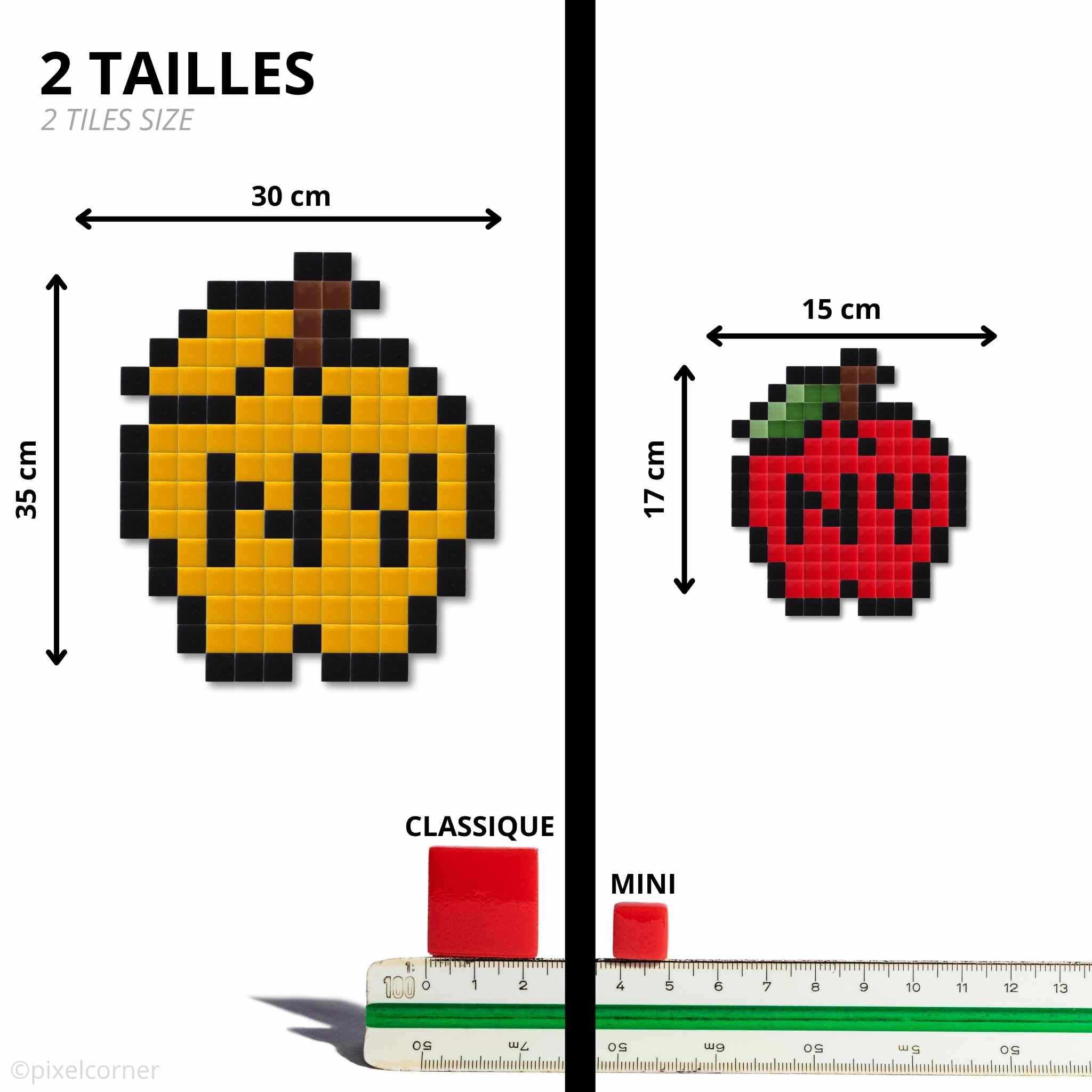 Pixel Art Kit "Big Apple" par Pixel Corner - Kits de loisirs créatifs