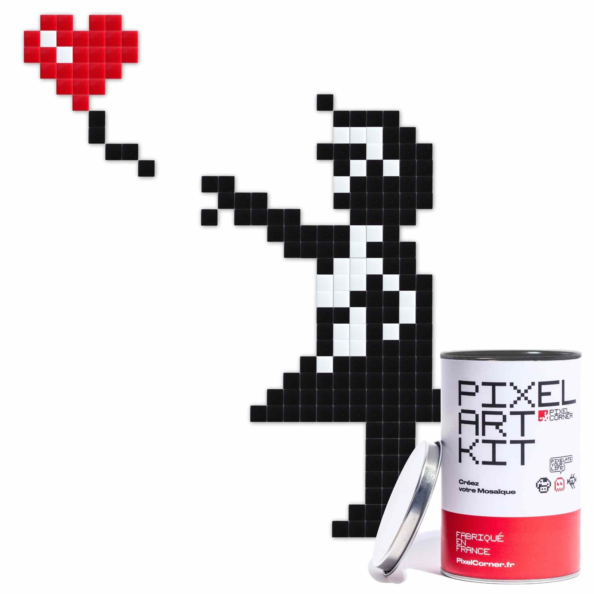 Pixel Art Kit "Big Girl w/o Balloon" par Pixel Corner - Kits de loisirs créatifs