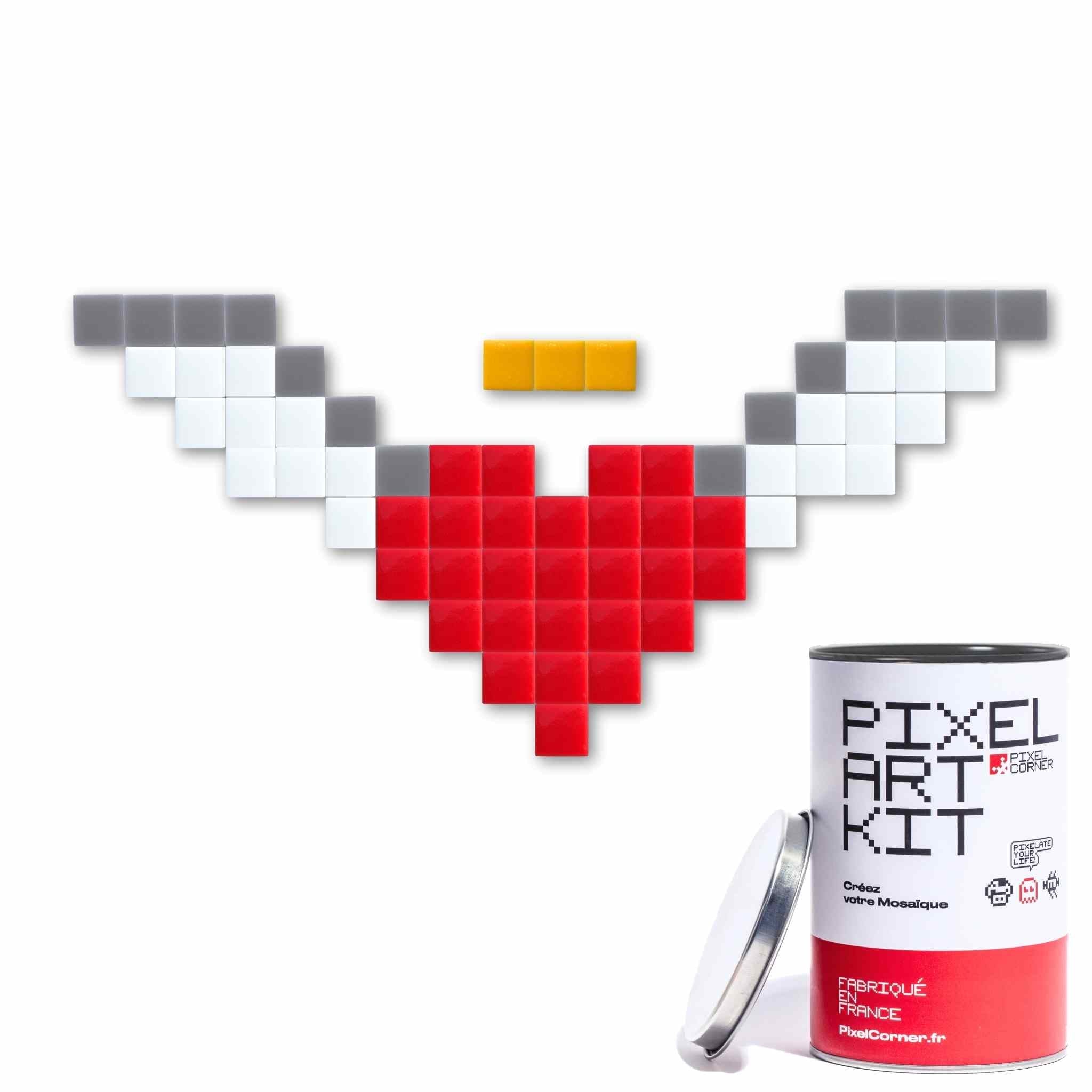 Pixel Art Kit "Coeur d'Ange" par Pixel Corner - Kits de loisirs créatifs