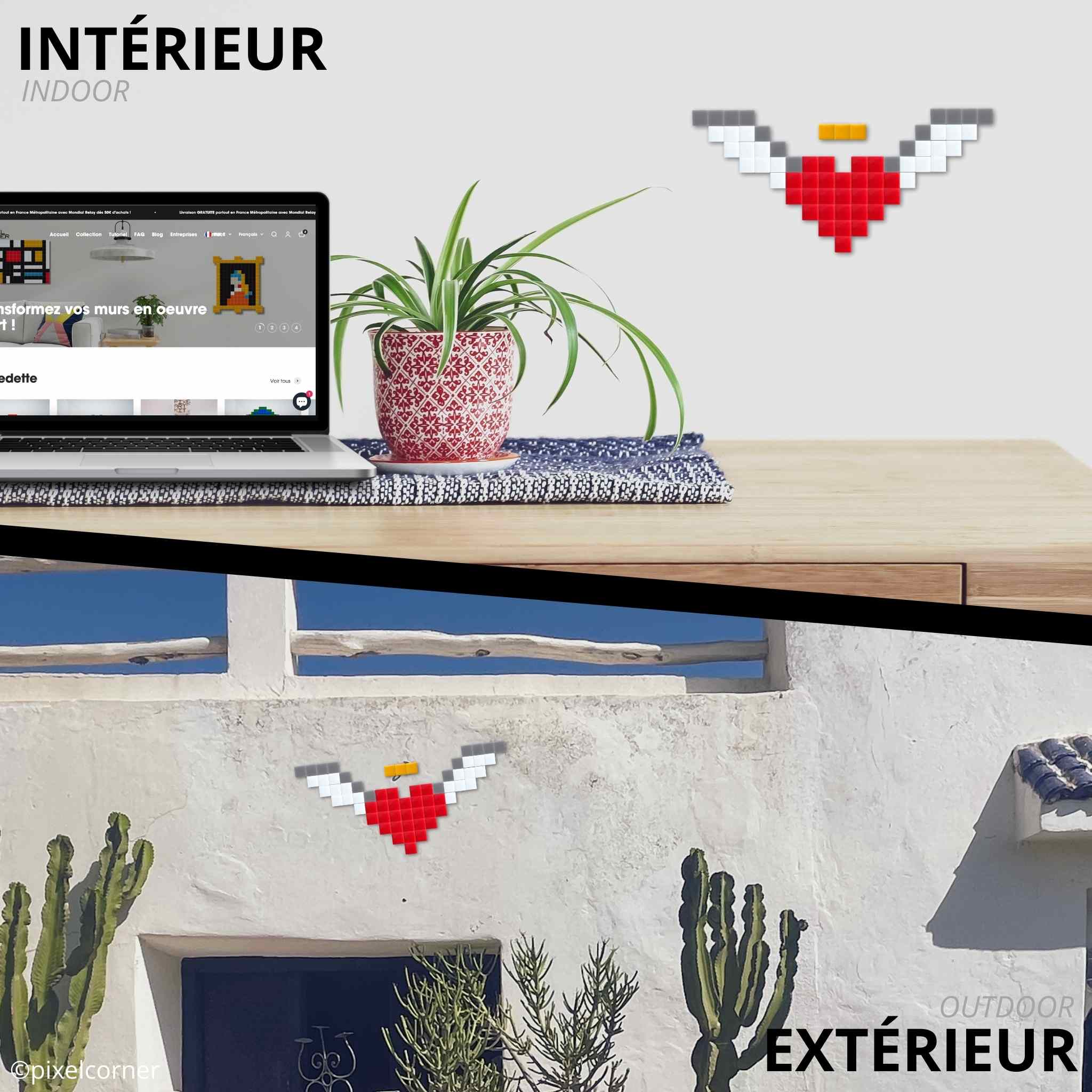 Pixel Art Kit "Coeur d'Ange" par Pixel Corner - Kits de loisirs créatifs