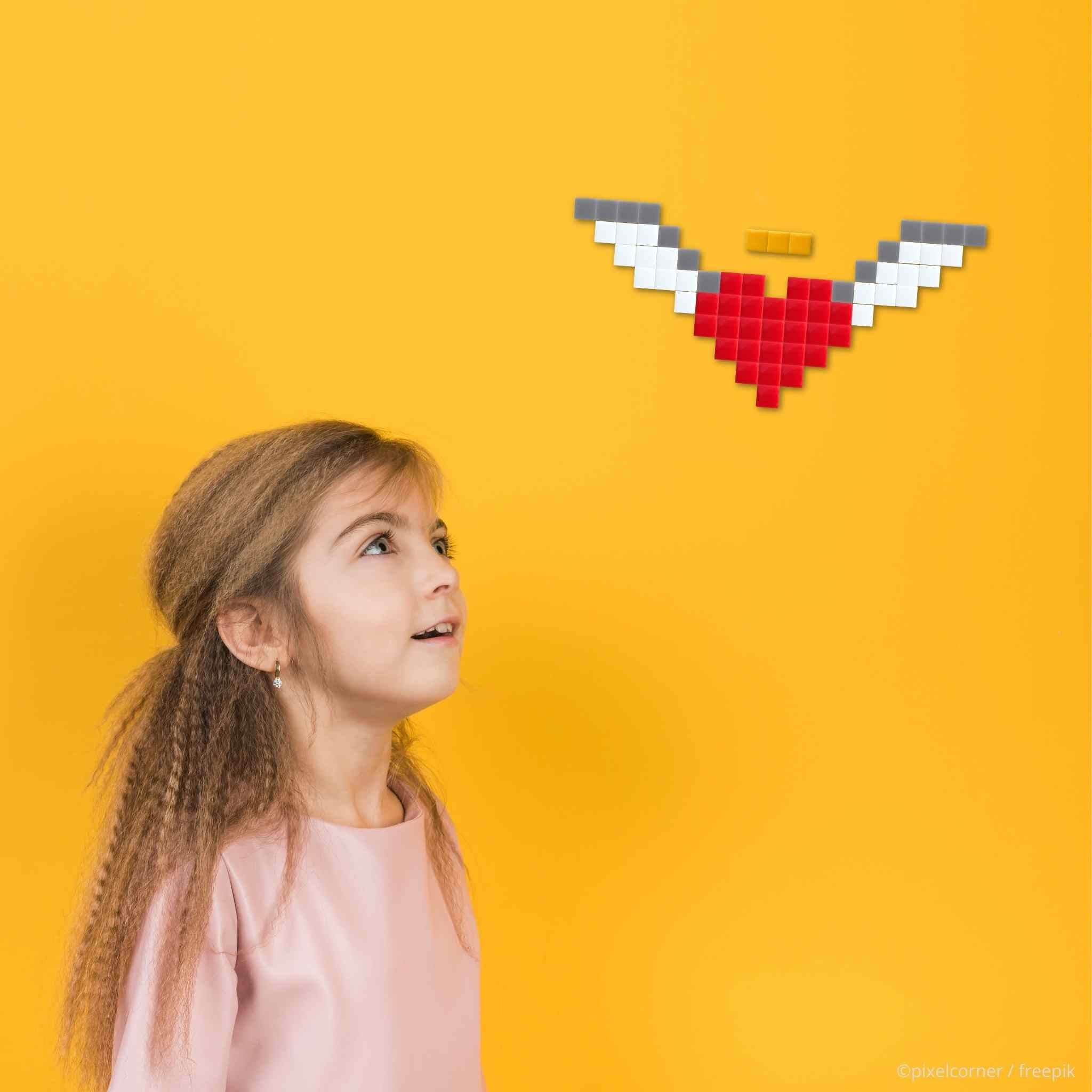 Pixel Art Kit "Coeur d'Ange" par Pixel Corner - Kits de loisirs créatifs
