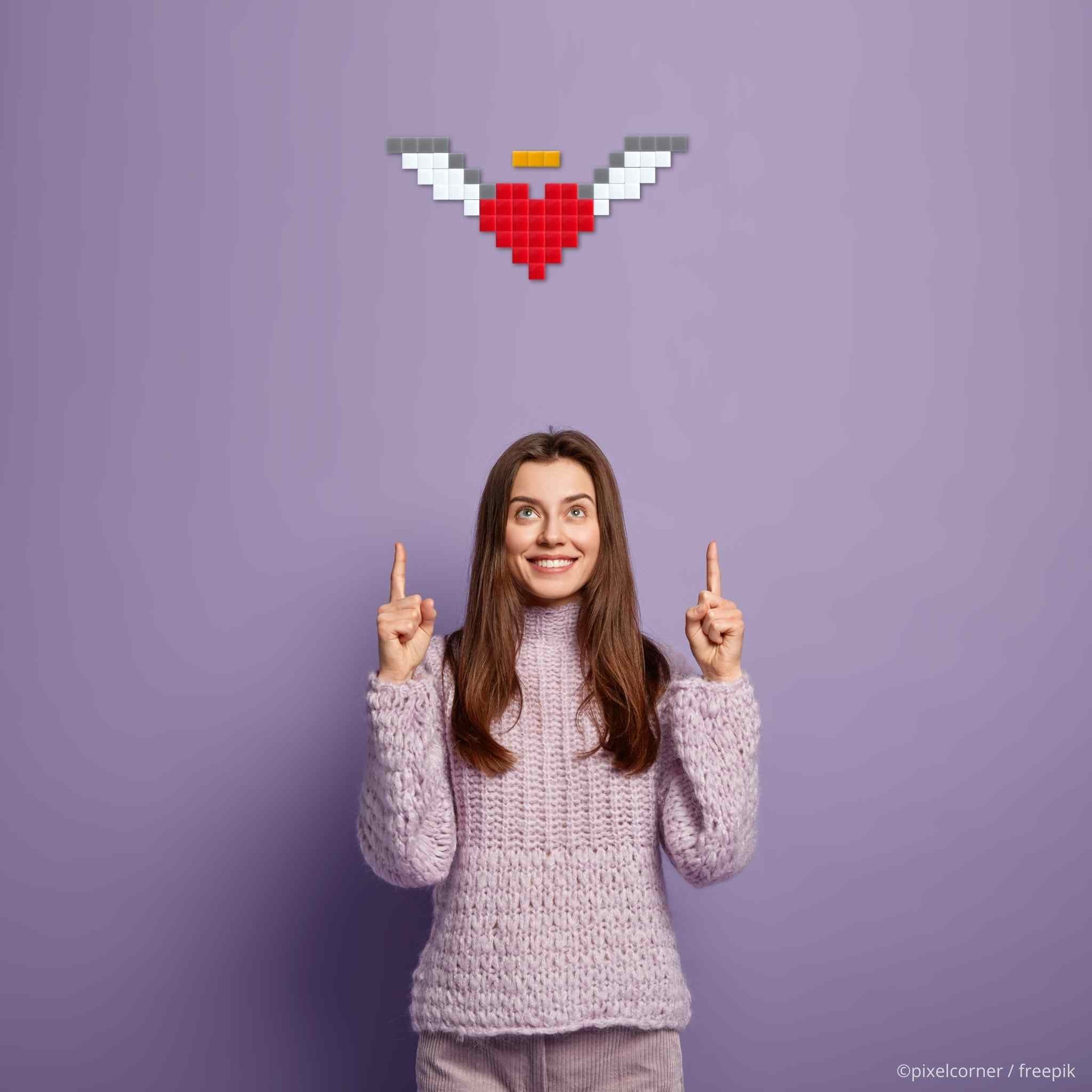 Pixel Art Kit "Coeur d'Ange" par Pixel Corner - Kits de loisirs créatifs