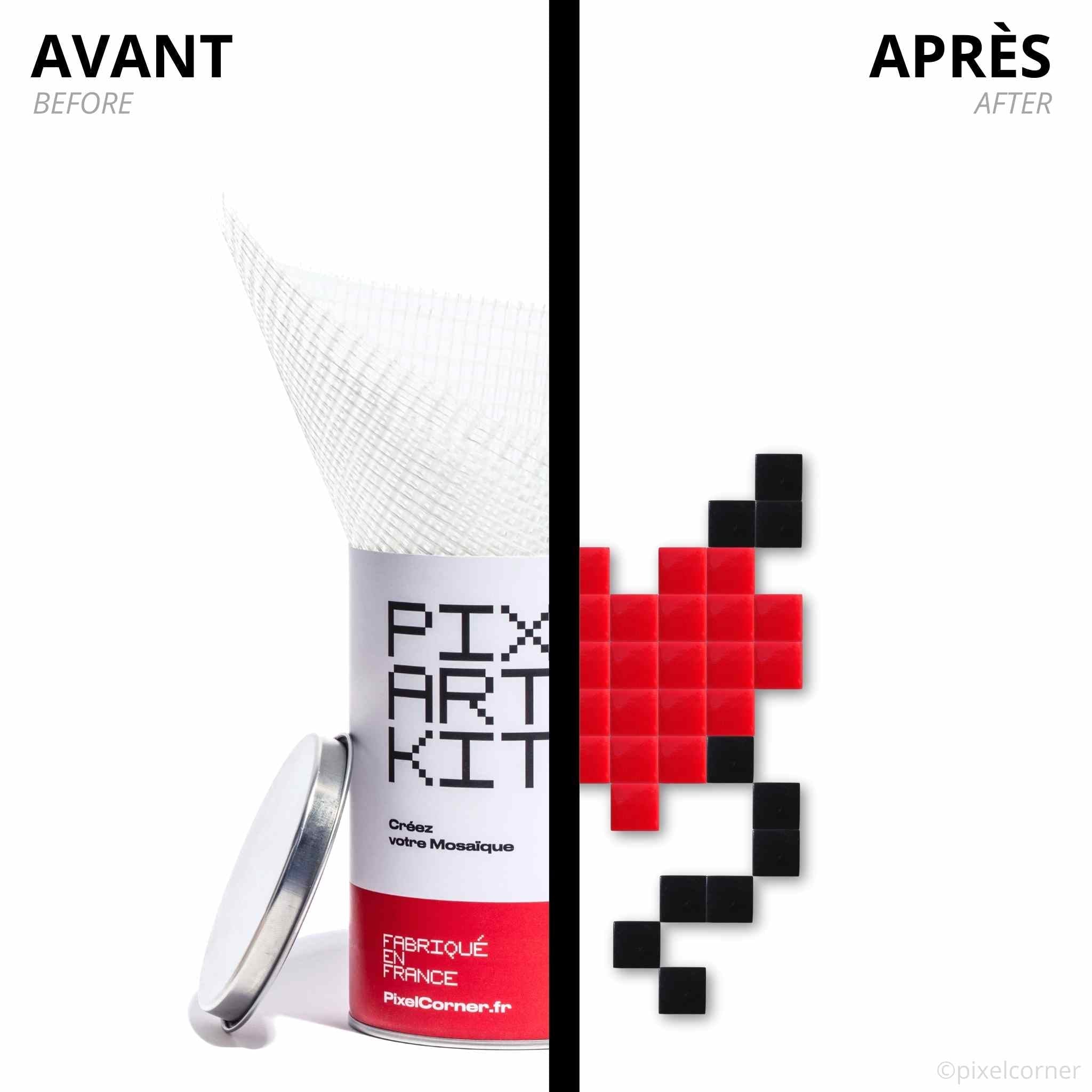 Pixel Art Kit "Coeur de Demon" par Pixel Corner - Kits de loisirs créatifs