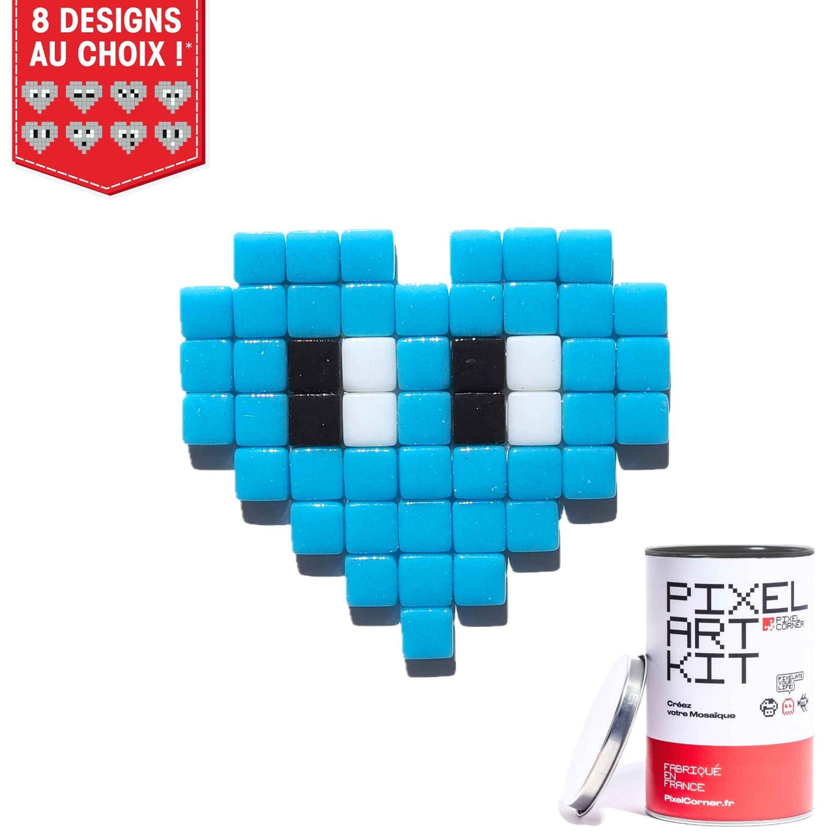 Pixel Art Kit "Coeur(s)" par Pixel Corner - Kits de loisirs créatifs